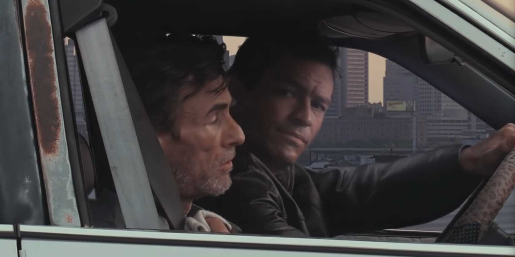 McNulty sits in his car with Larry in The Wire series finale