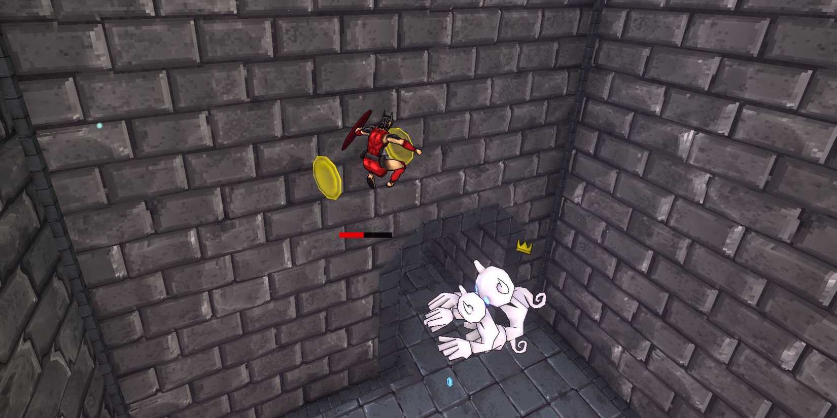 Megabonk Athena in air