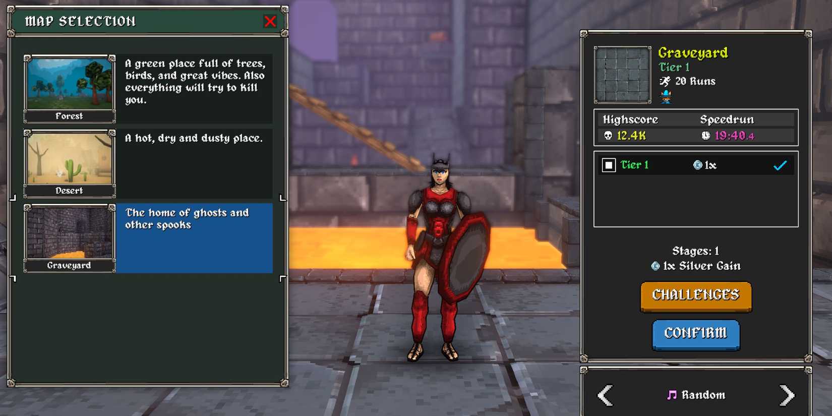 Megabonk Athena Spooky Steve fight