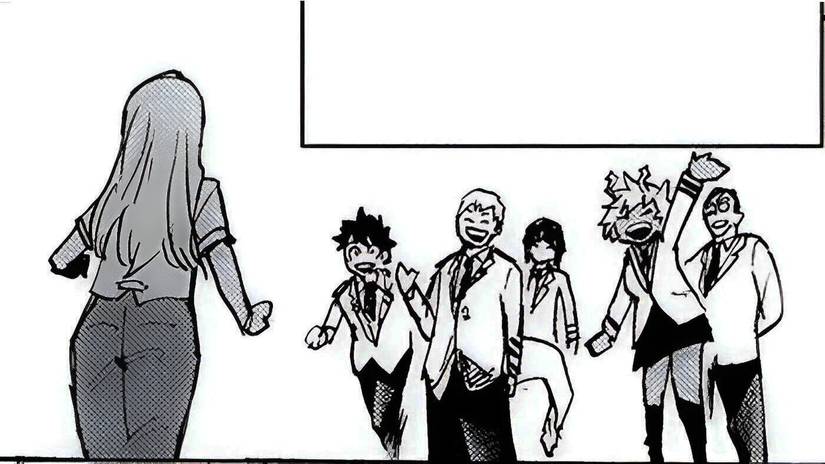 Melissa Shield visita U.A no capítulo 430 de My Hero Academia