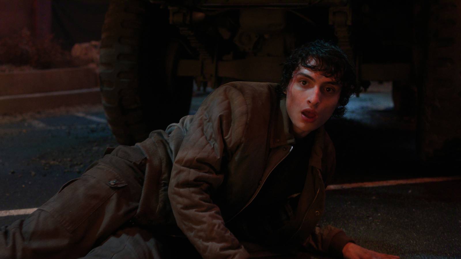 Mike looking shocked in Stranger Things season 5 part 1