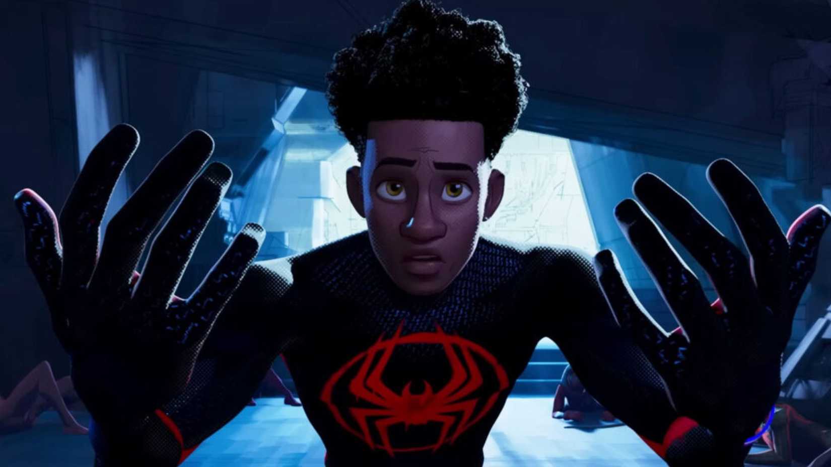 Miles Morales em Spider-Man Across the Spider-Verse
