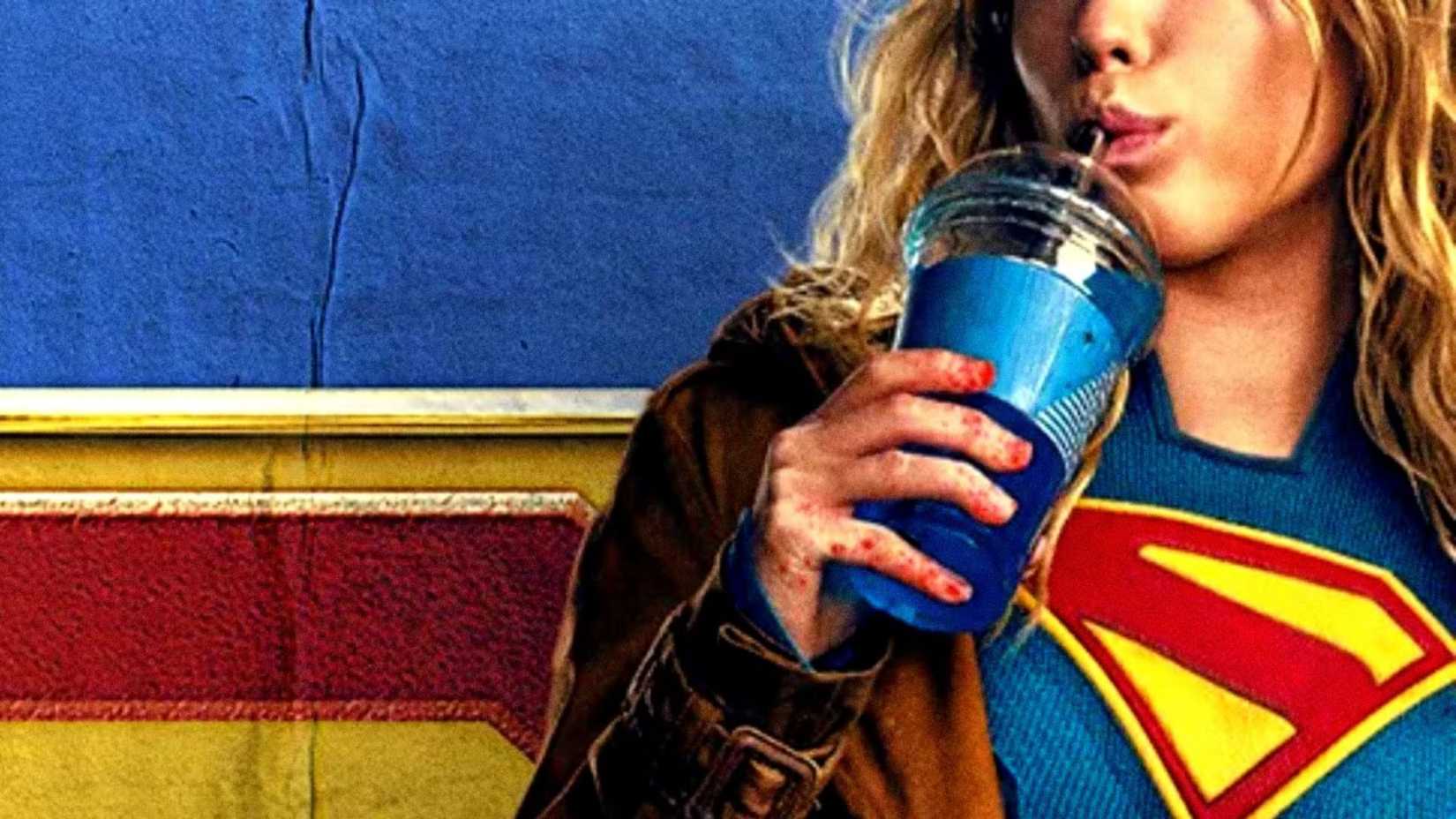 Milly Alcock's Kara Zor-El drinks in Supergirl's first official image