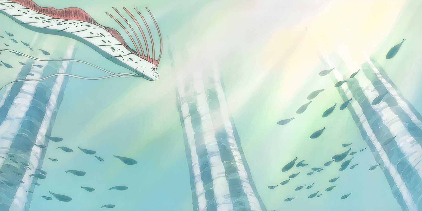 Lumière du soleil arbre veille