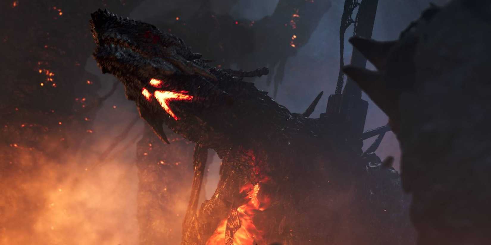 Monster Hunter Wilds Gogmazios in azione