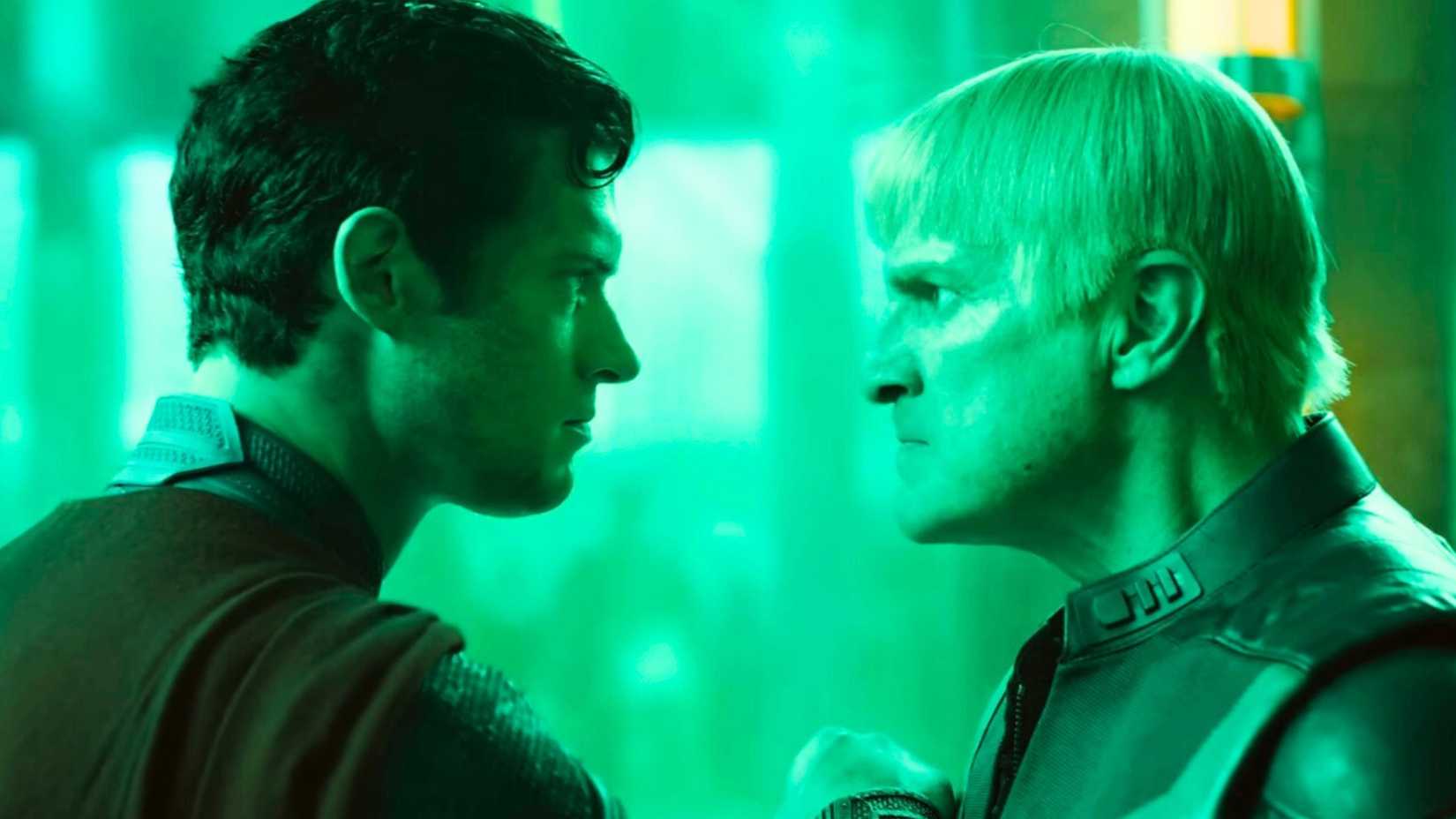 Every Green Lantern Confirmed In The DC Universe 1 Nathan Fillion's Guy Gardner squaring up to Superman in the Superman movie.