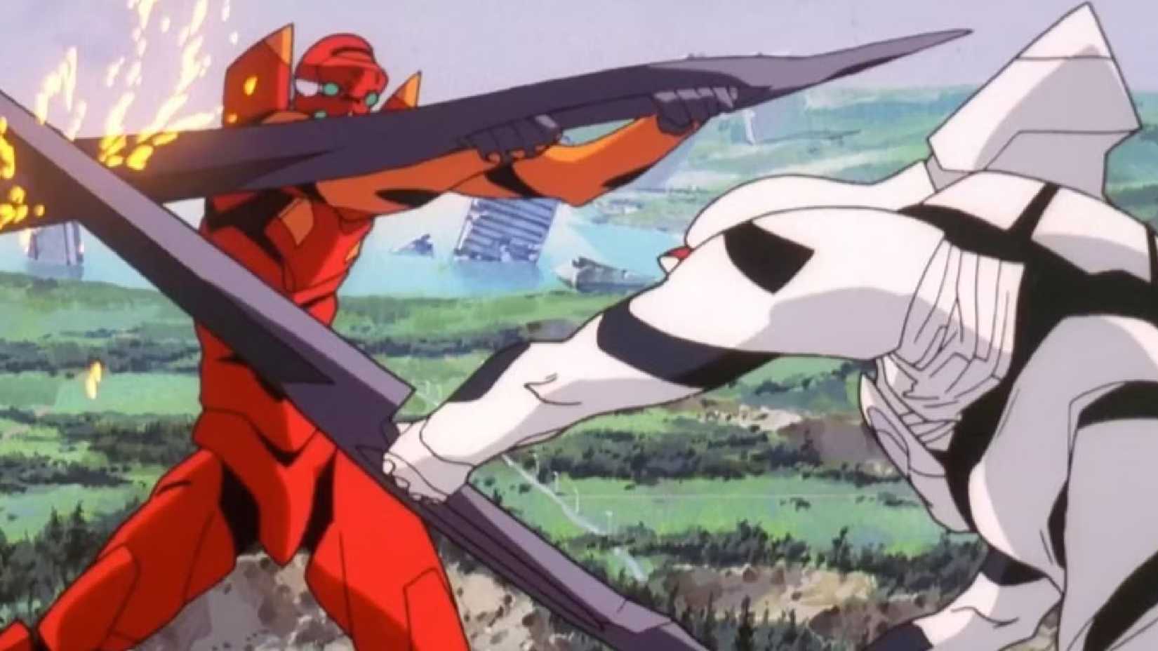 Neon Genesis Evangelion של Asuka Vs and Eva