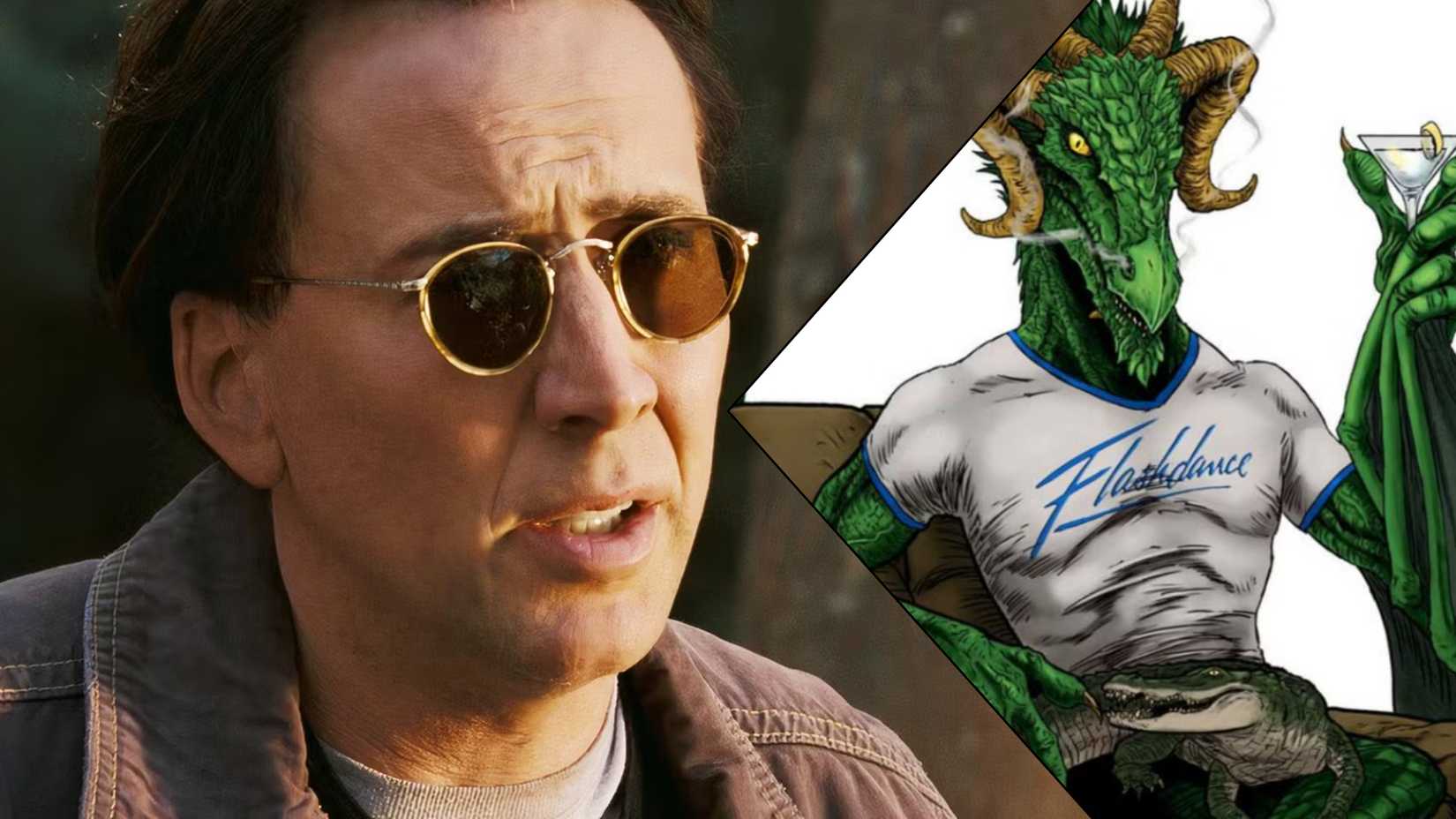 Nicolas Cage and Vern from Highfire