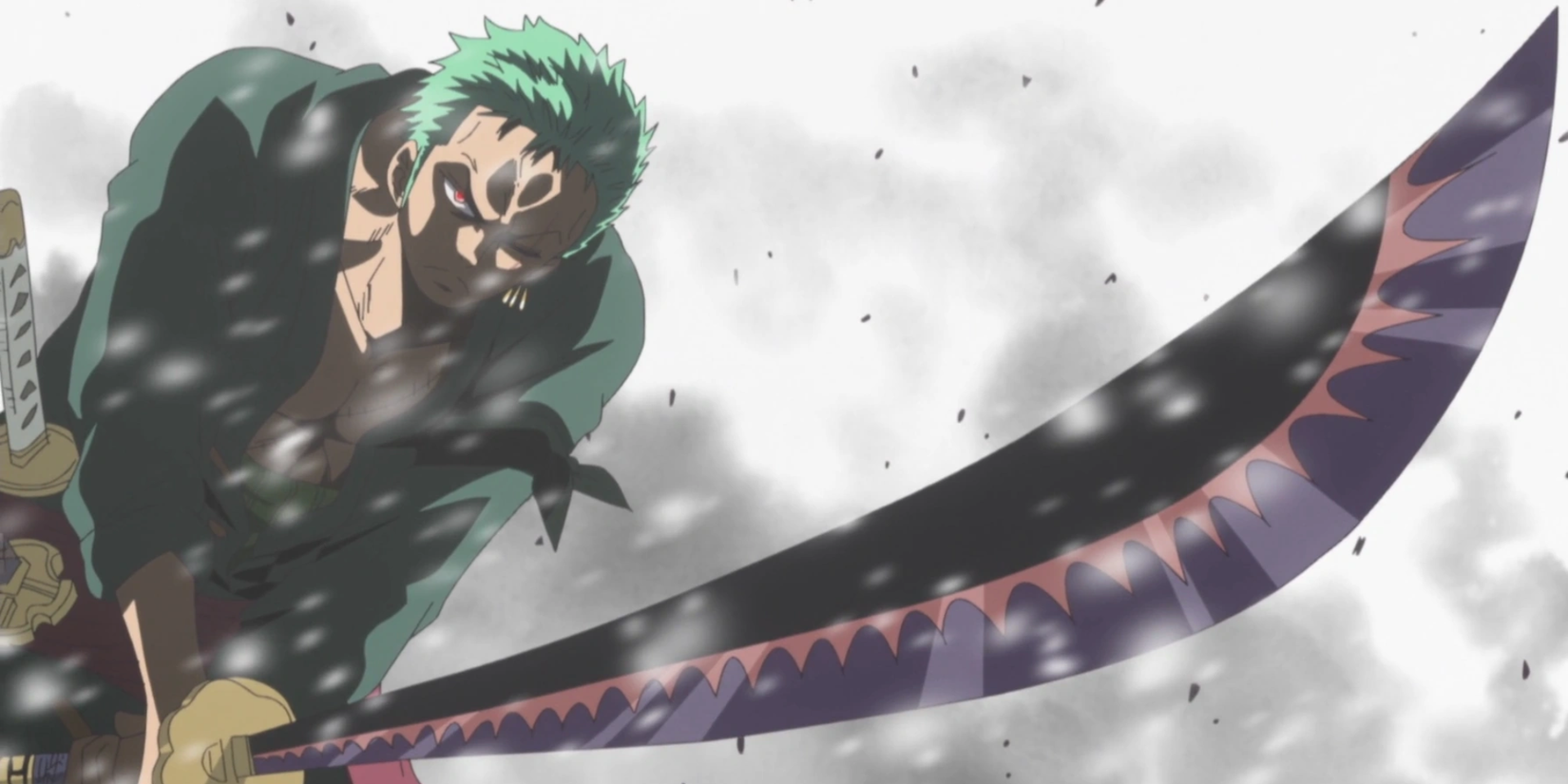 One Piece anime image - Zoro holding Shusui the sword