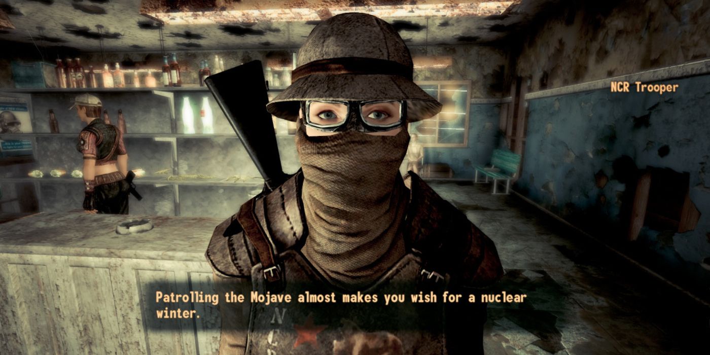Un soldato NCR in Fallout: New Vegas