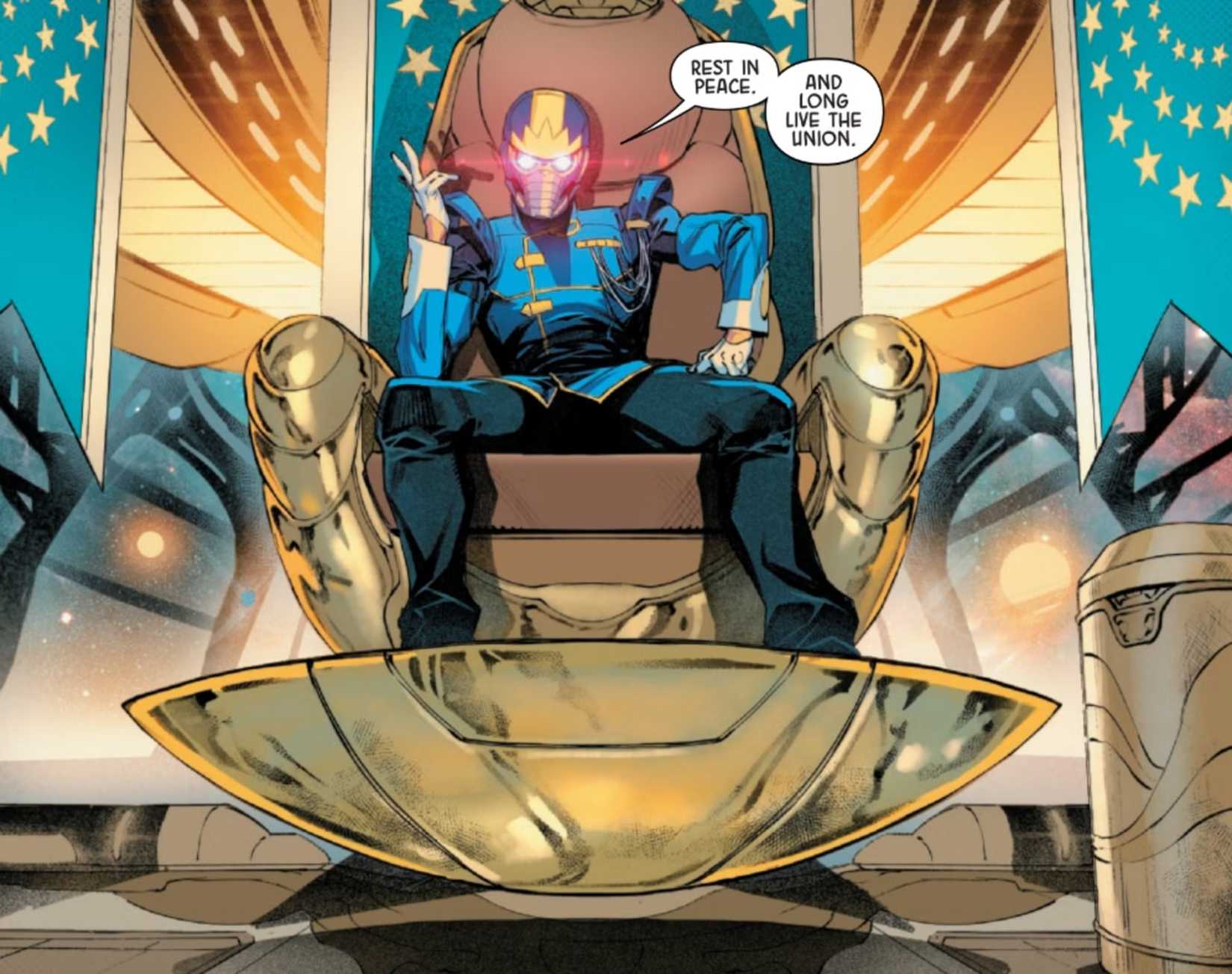 peter quill's star-lord becomes leader of the galactic union in marvel's imperial