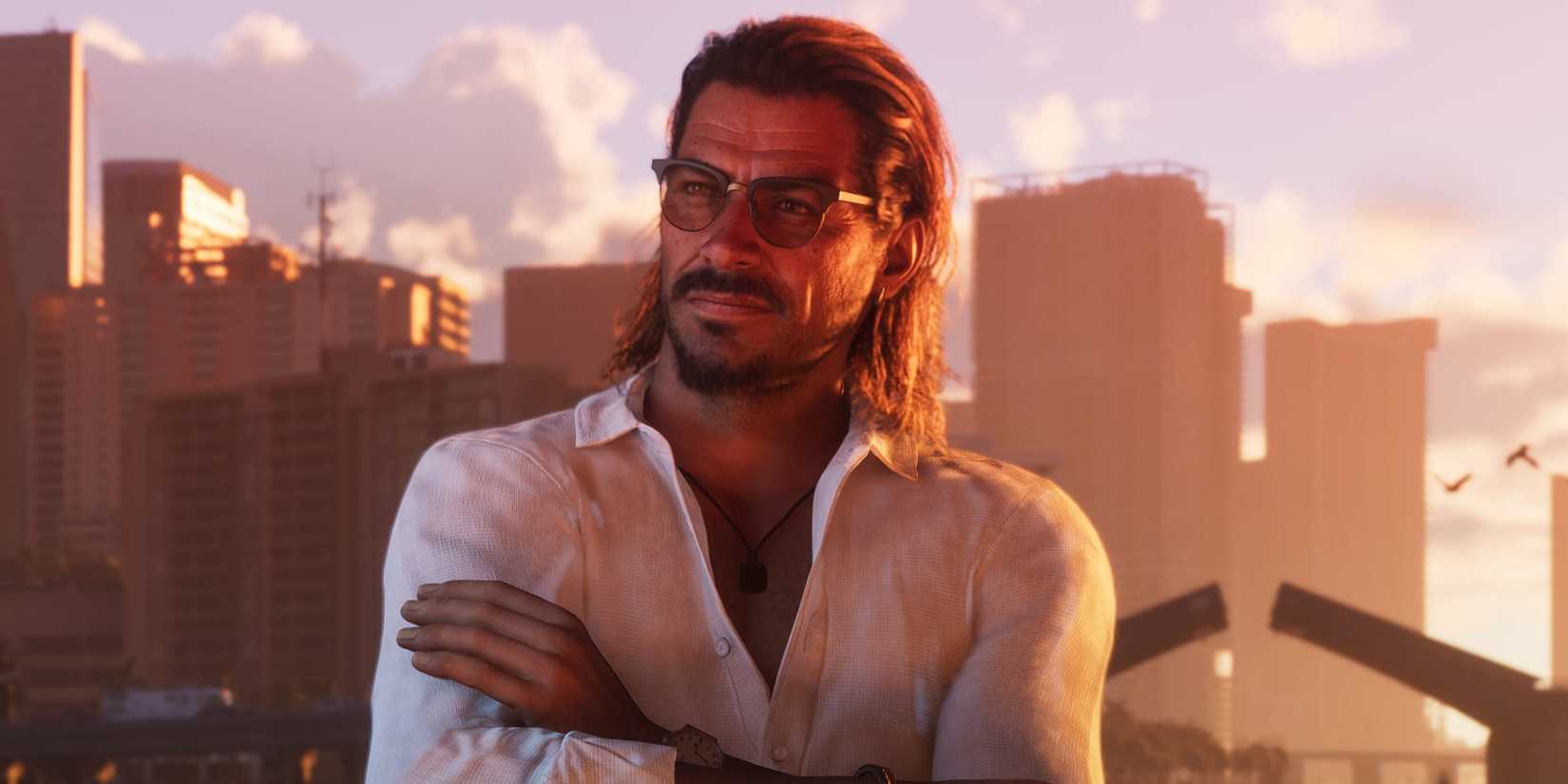 Raul Bautista with his arms crossed in GTA 6.