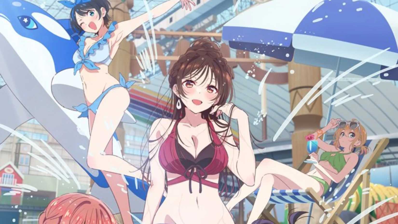 Rent-A-Girlfriend Season 4 visual featuring Shizuku, Mami and Ruka
