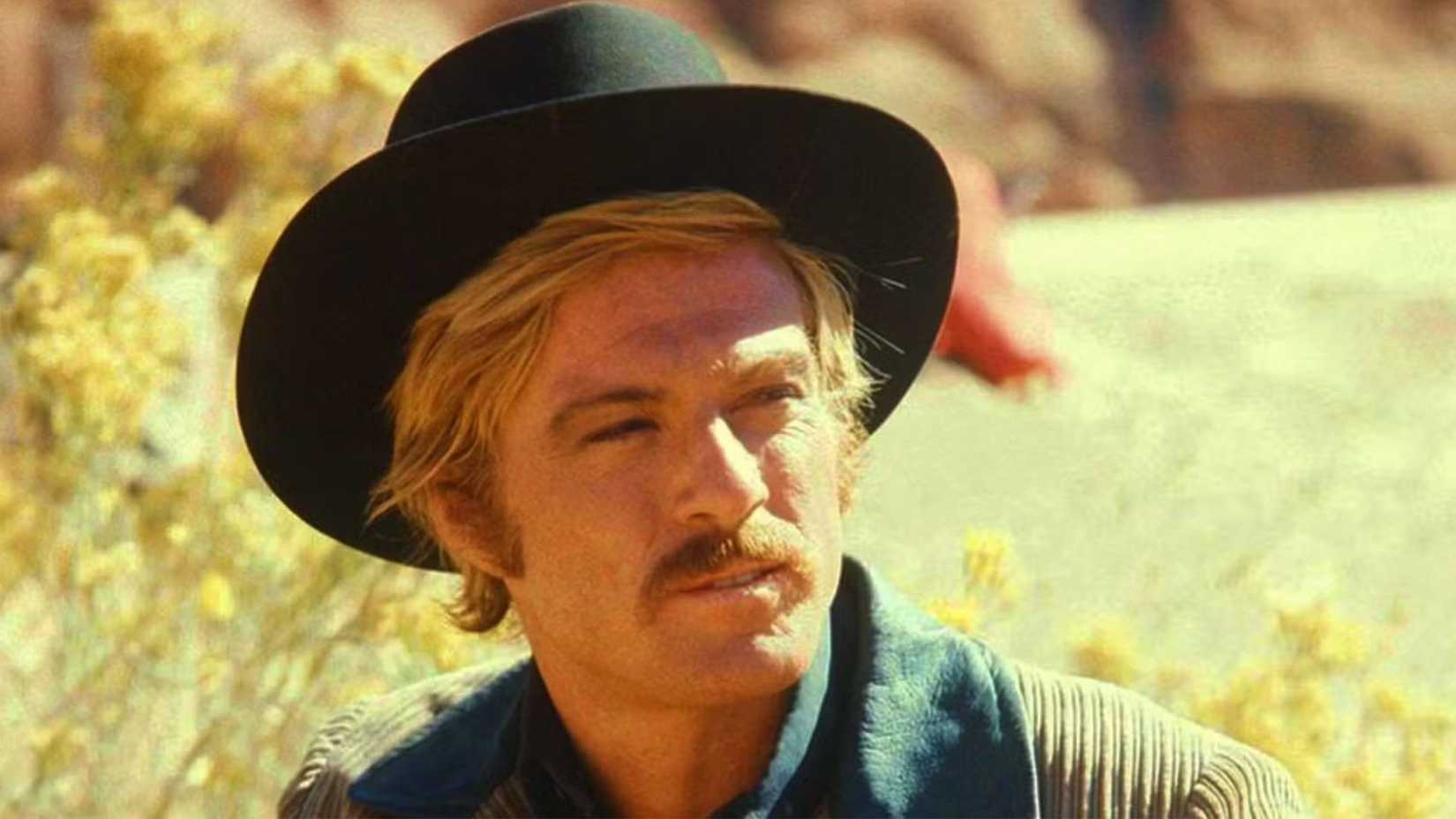 Robert Redford como Butch Cassidy em Butch Cassidy and the Sundance Kid