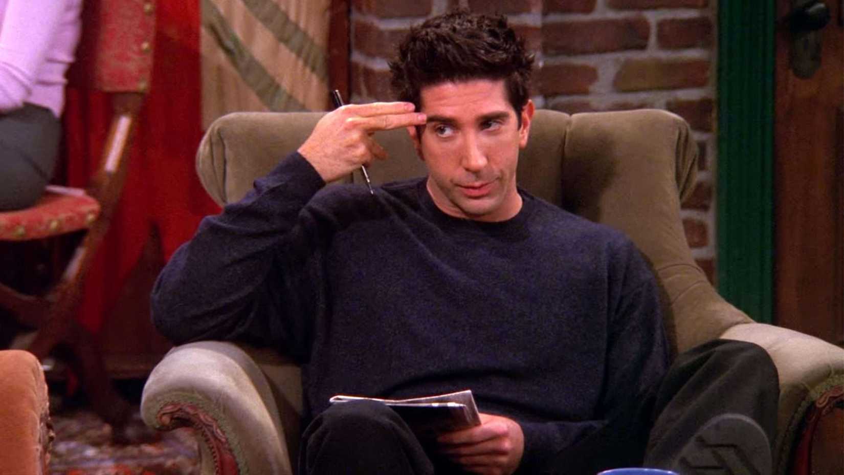 Ross e Unagi em Friends