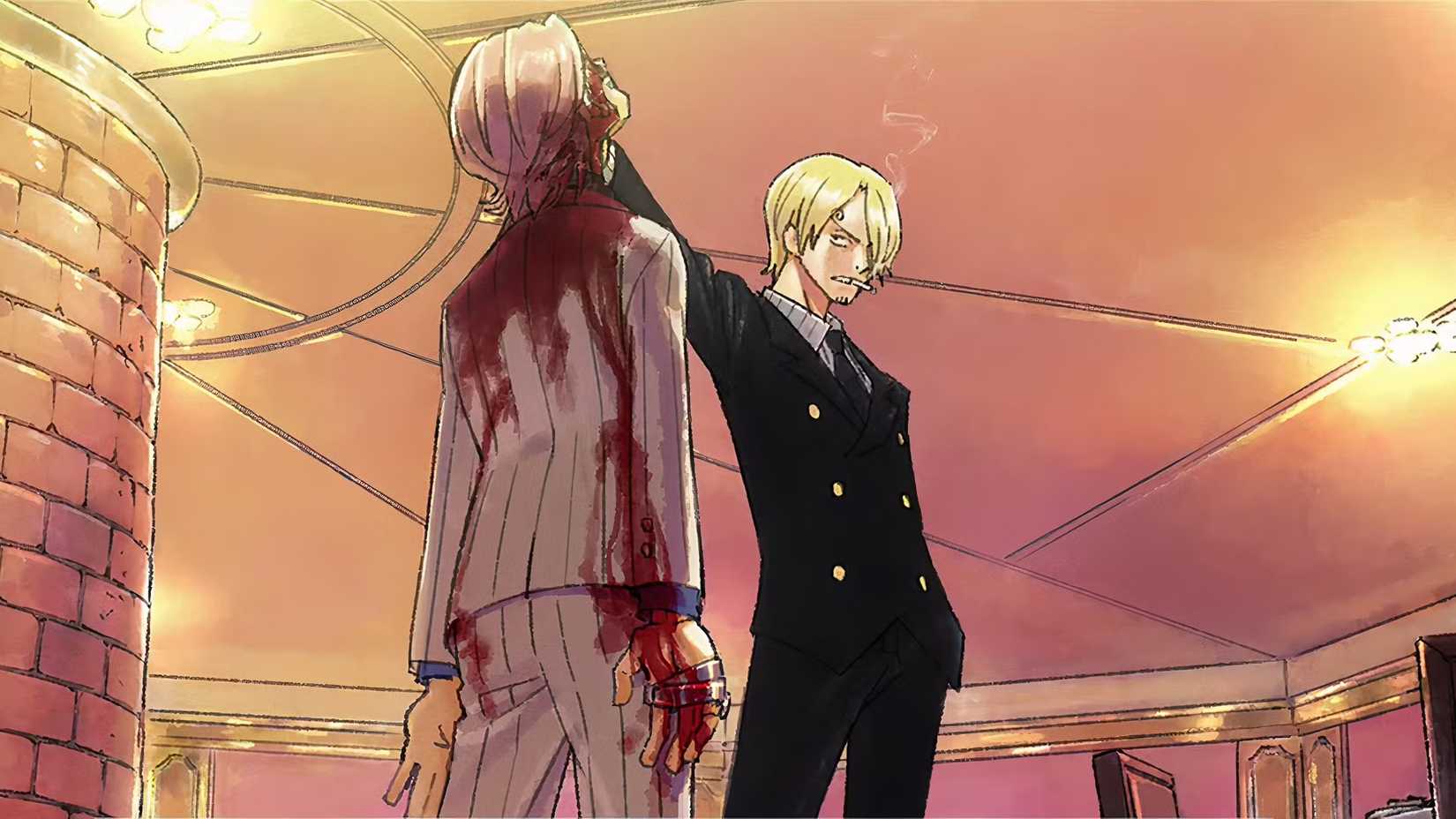 sanji in baratie in new one piece remake concept art