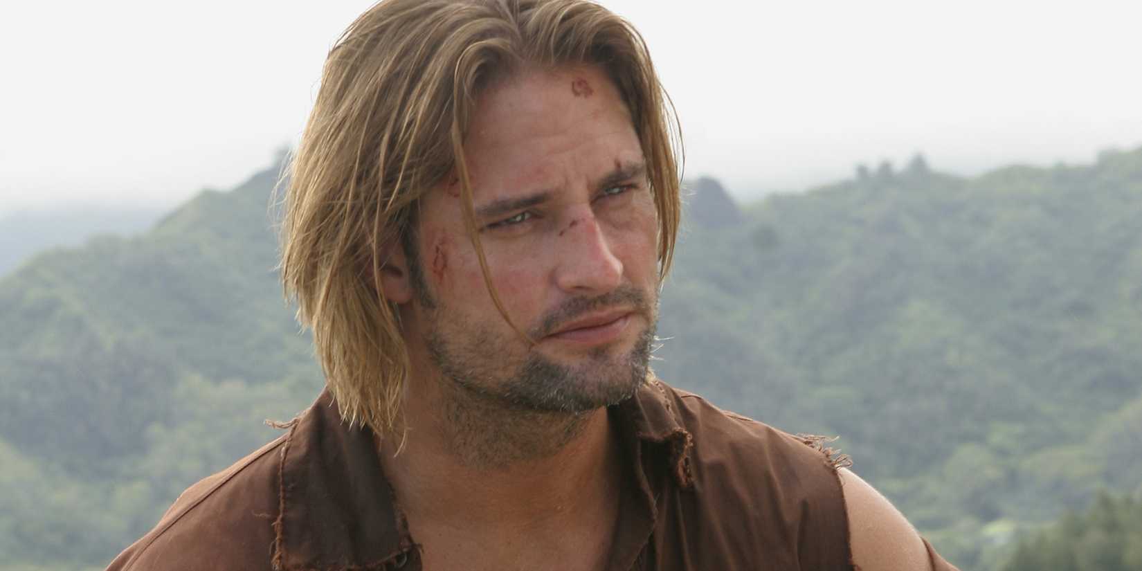 Sawyer on a boat in Lost