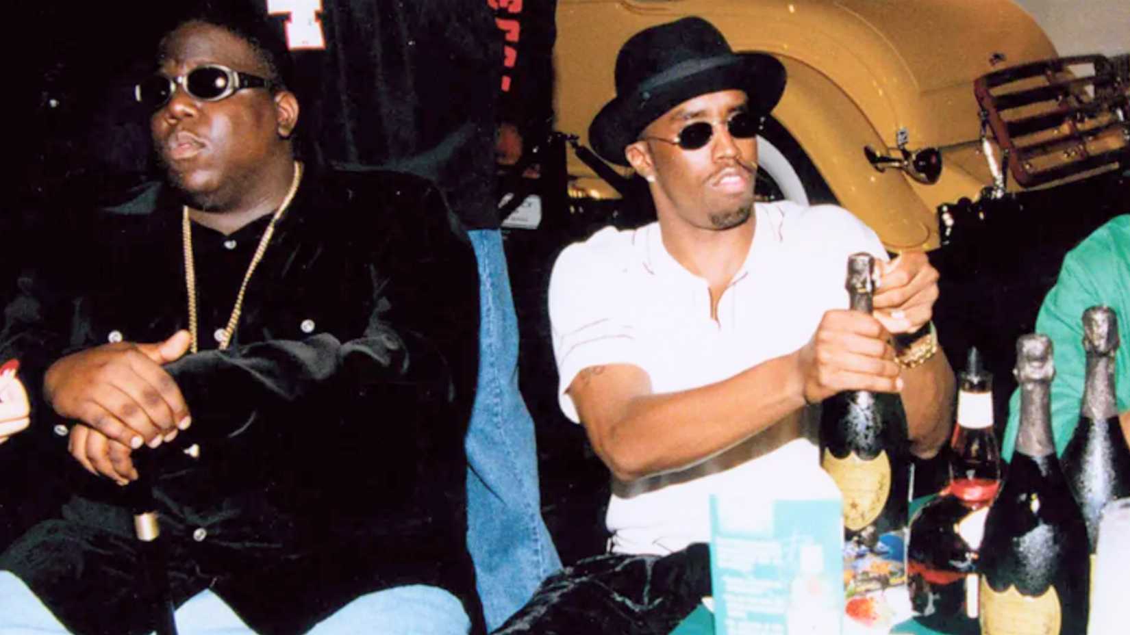 Sean Combs: The Reckoning Still featuring Diddy and Biggie.