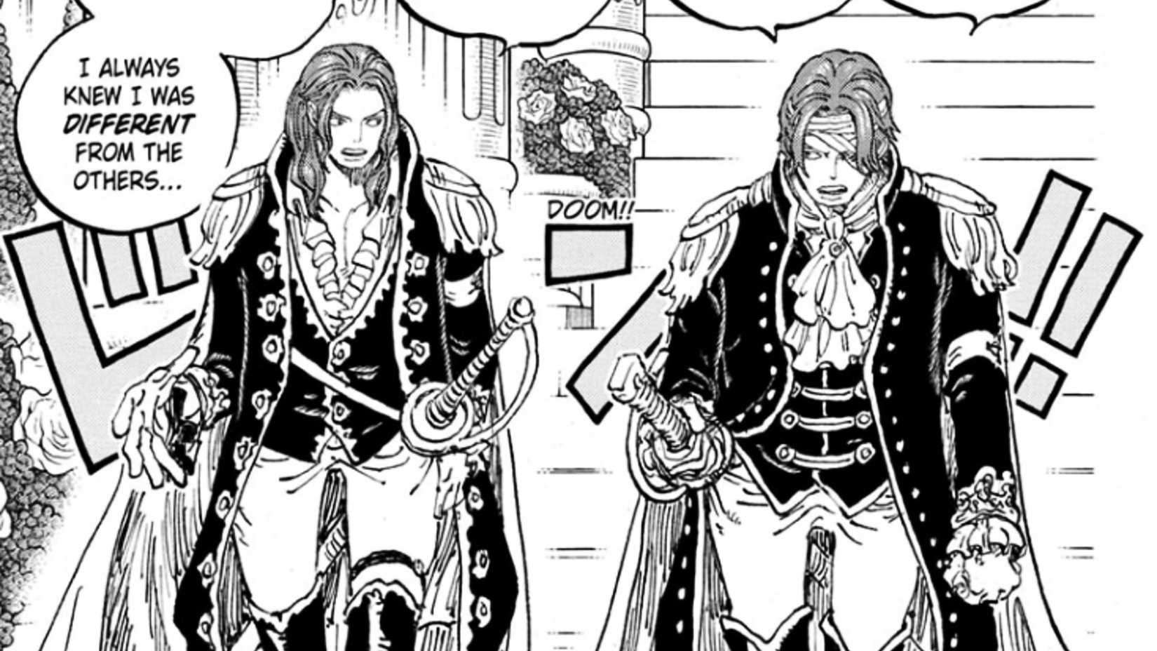 shanks and shamrock as holy knights in one piece