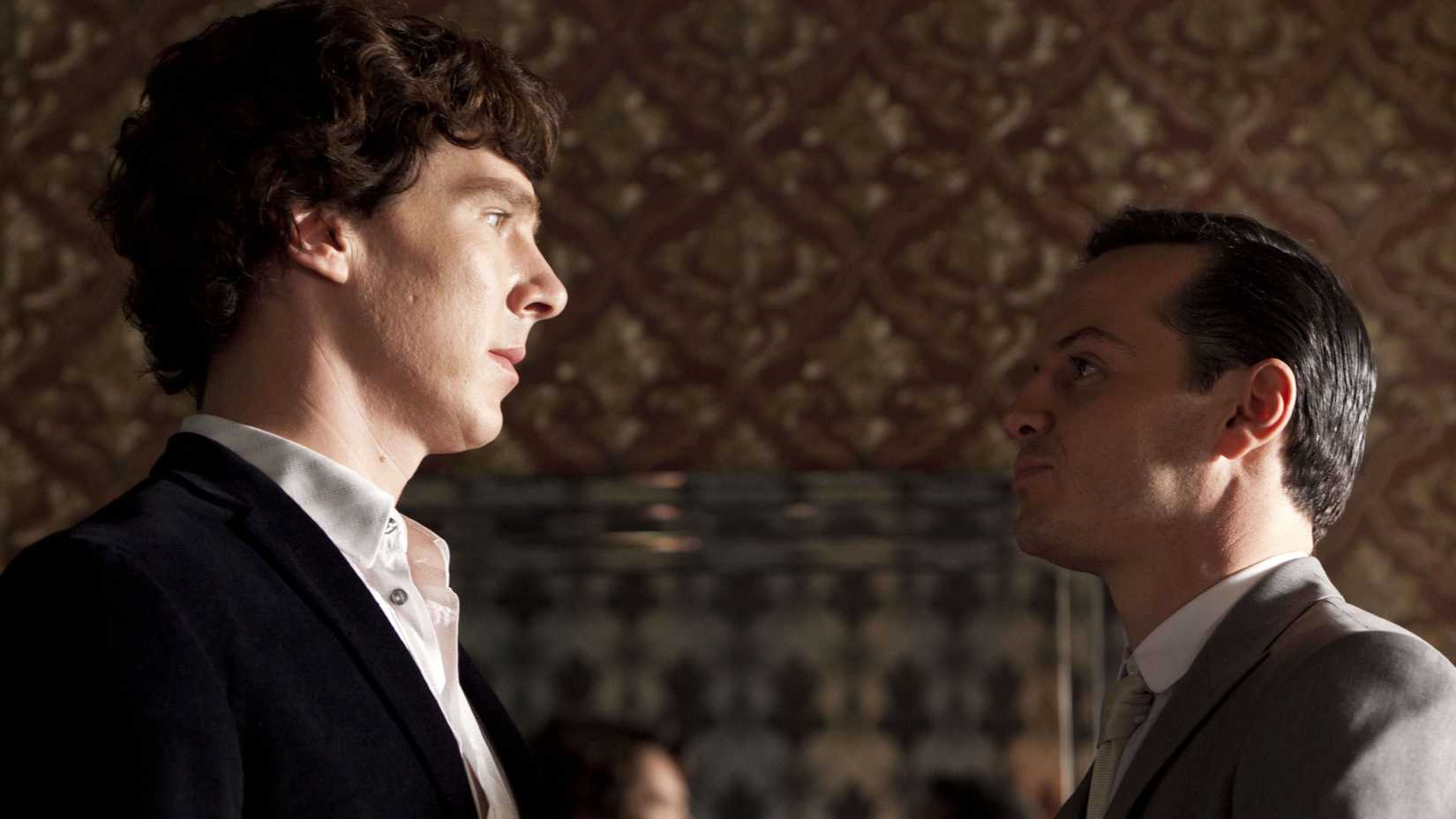 How The Detective Series Revolutionized Fandom Culture 2 Sherlock and Moriarty facing each other