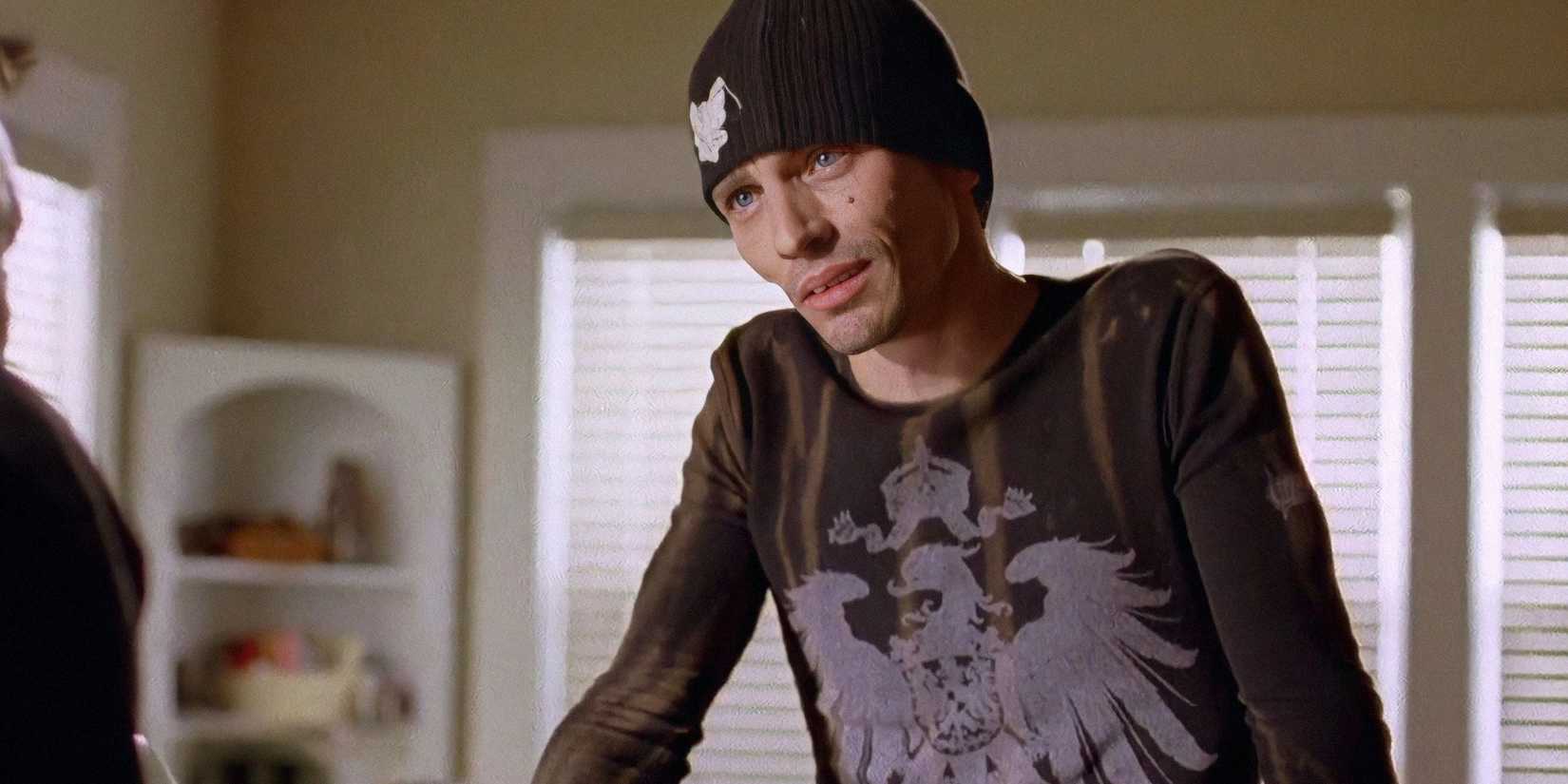 Skinny Pete looking concerned in Breaking Bad