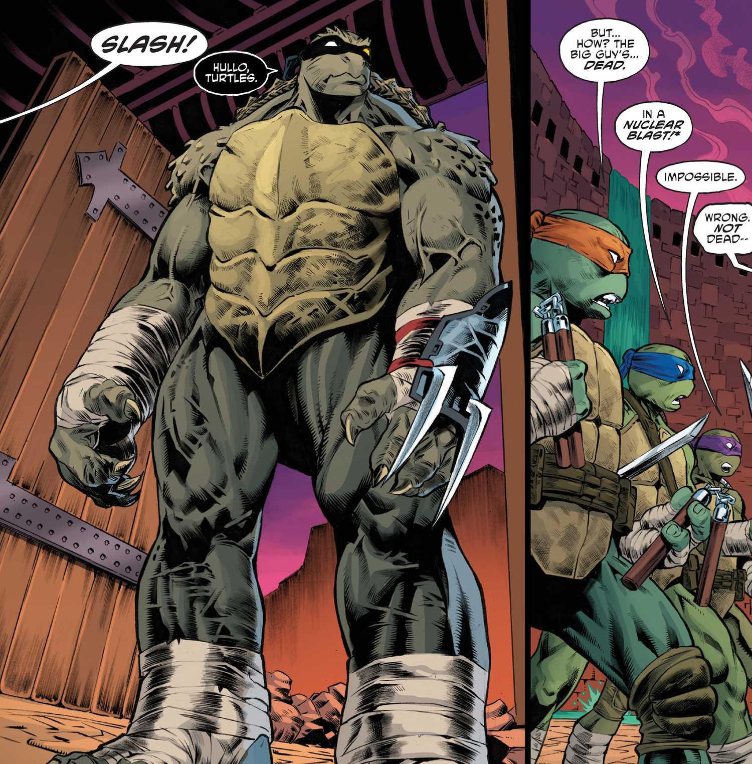 Slash Returns in TMNT Battle Nexus #1 Comic