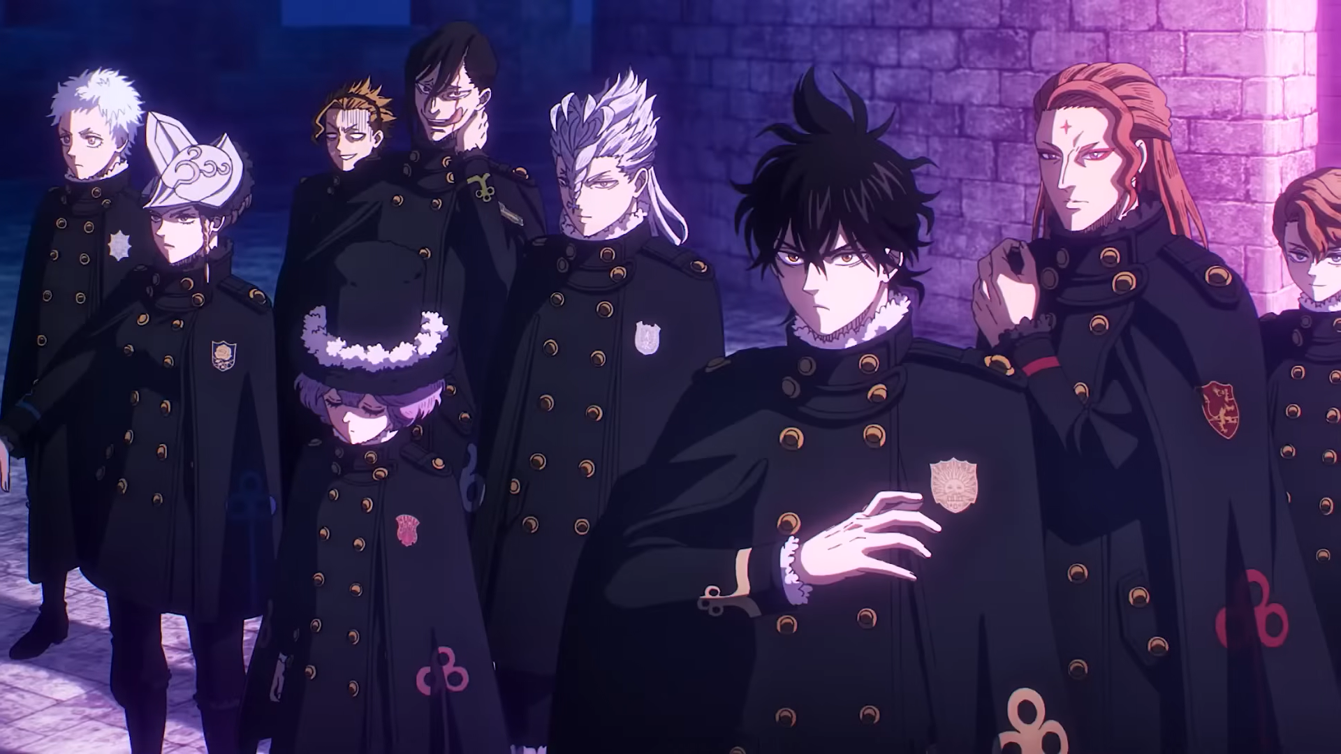 Spade Kingdom Raid Team as seen in Black Clover Season 2 Trailer