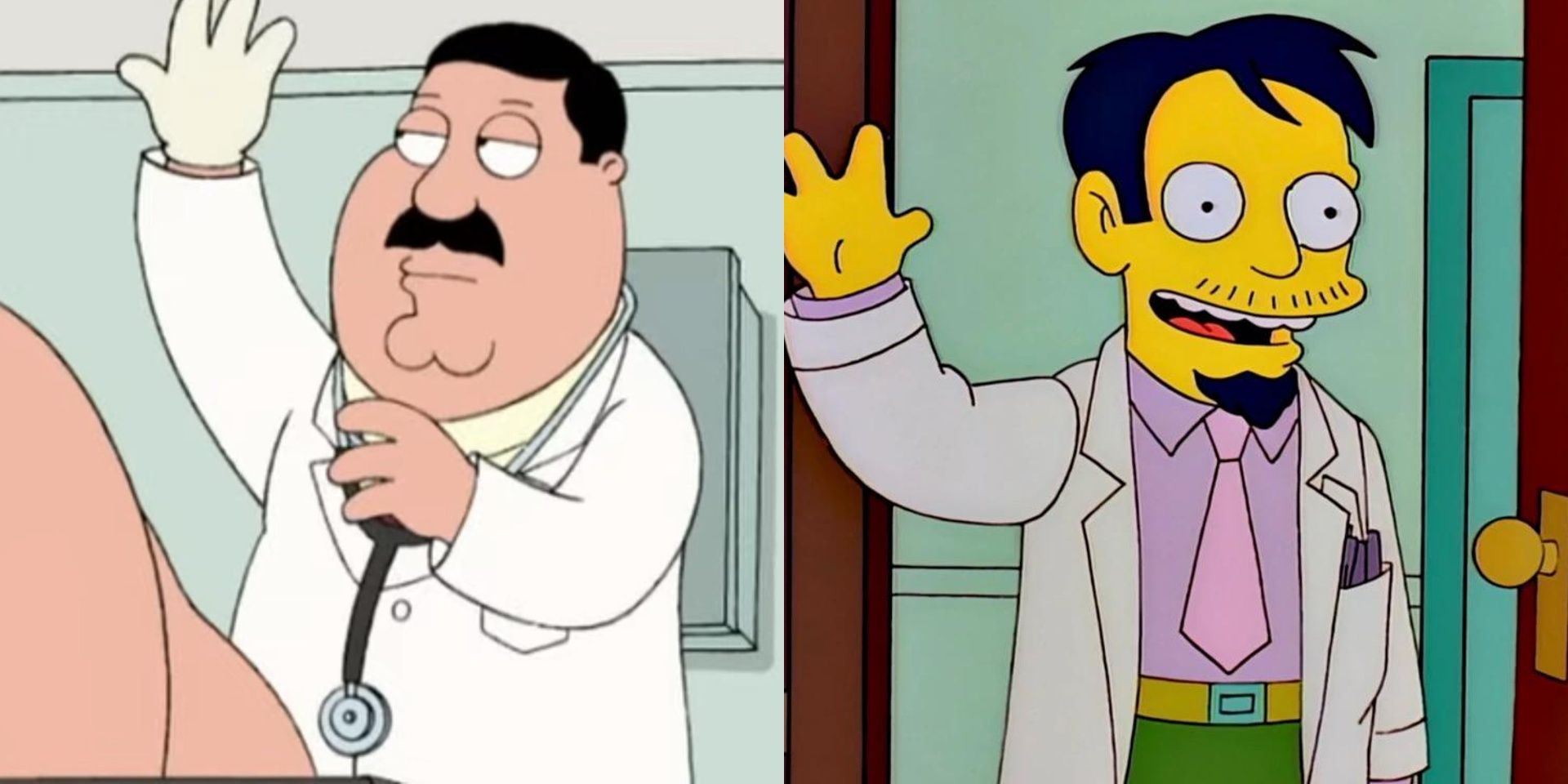 Immagine divisa di Dr. Nick e Dr. Hartman