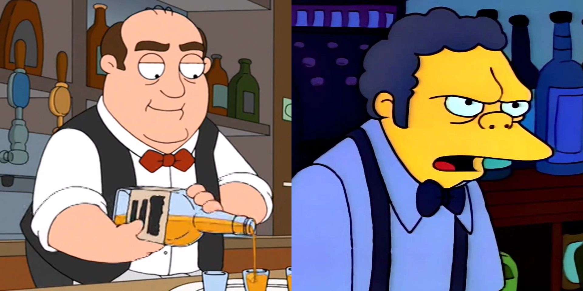 Immagine divisa di Horace e Moe