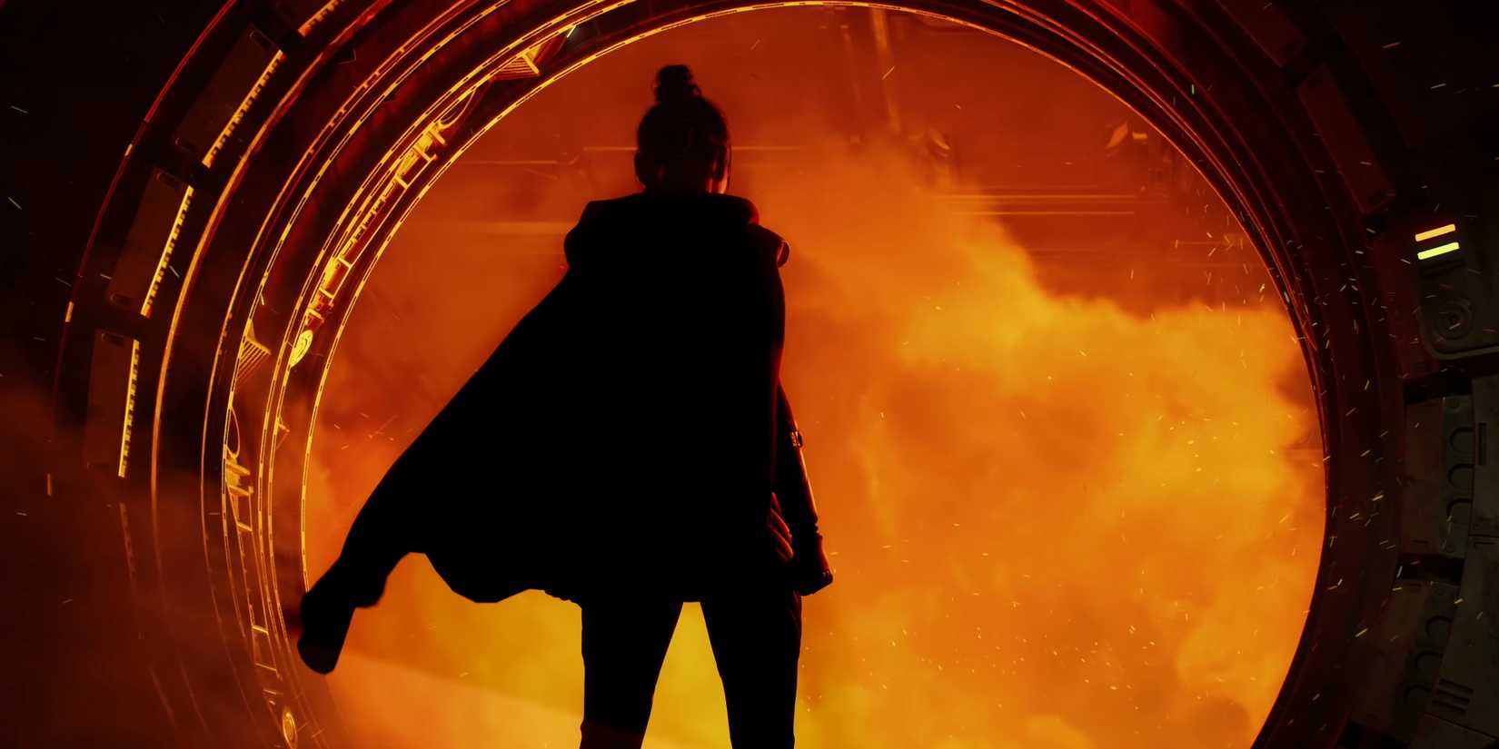 The silhouette of a character in Star Wars: Fate of the Old Republic.