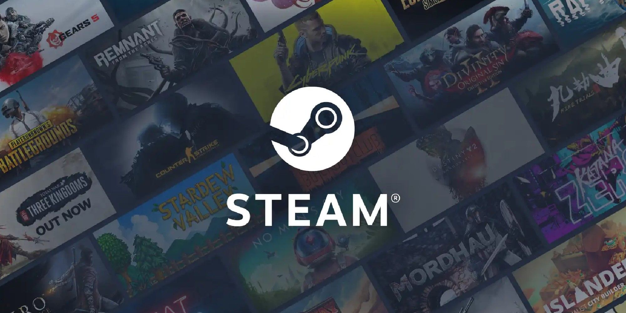 Steam Gets 8 New Free Games You Can Download And Keep Forever Steam Logo With Games In Background 