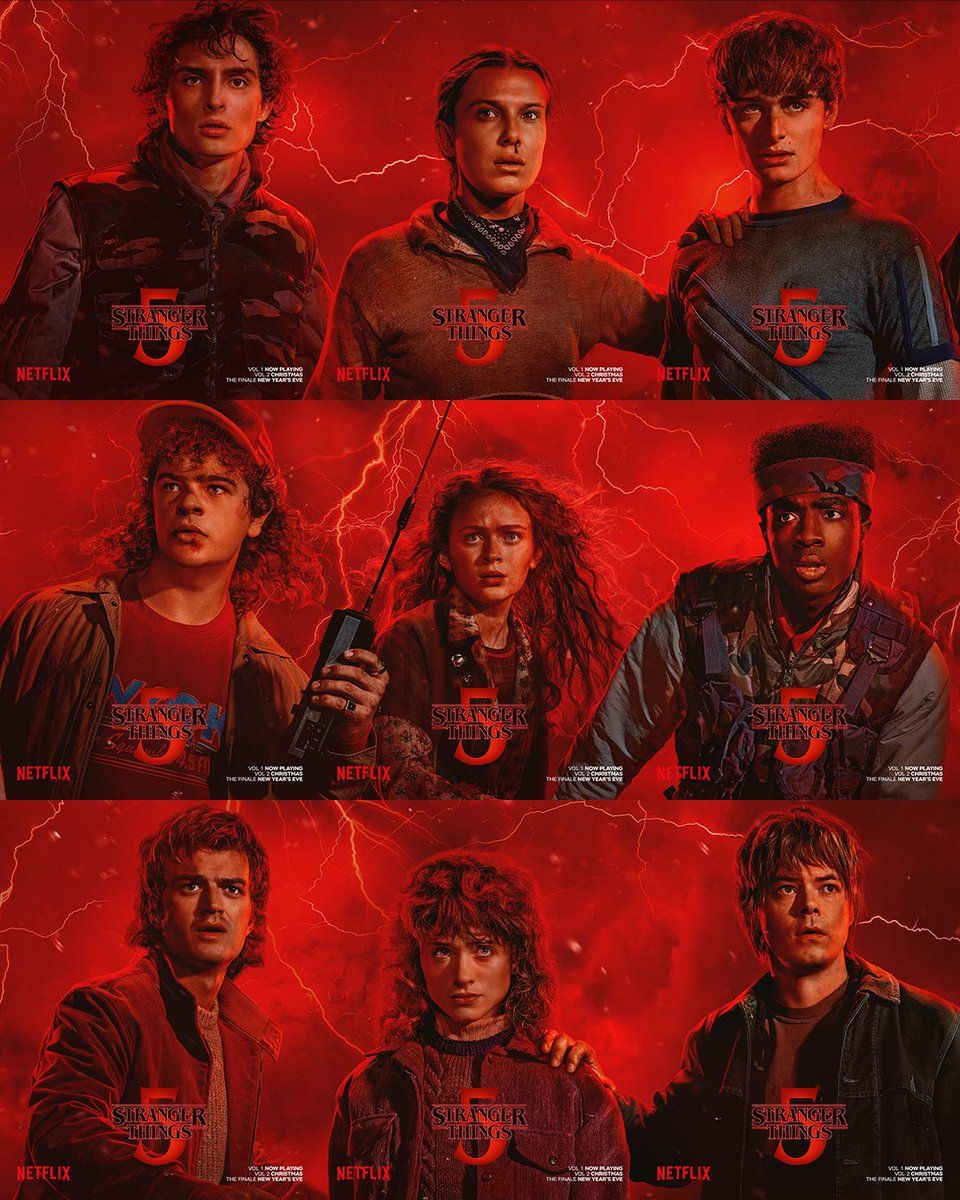 Stranger Things Season 5 Volume 2: Character Posters Reveal Exciting ...