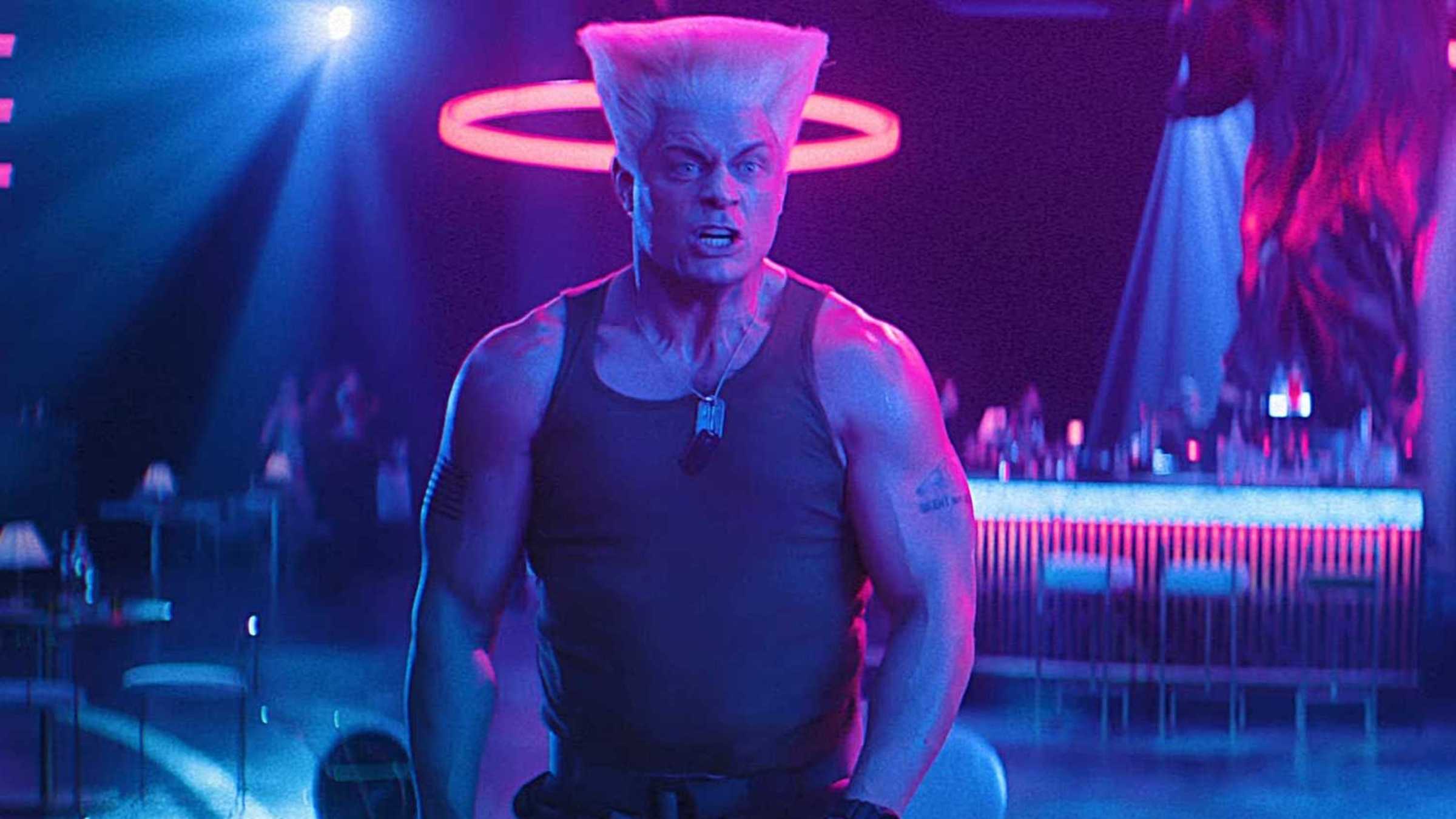 Cody Rhodes as Guile in a nightclub in Street Fighter 2026