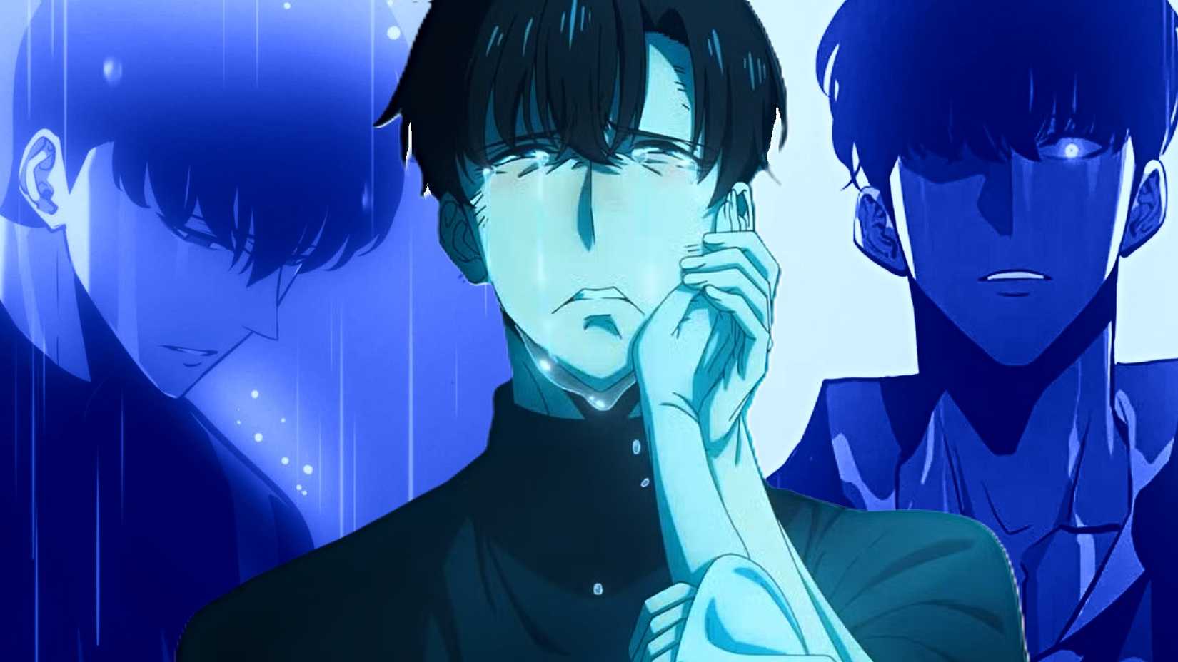 Sung Jinwoo from Solo Leveling with a sad expression featured image