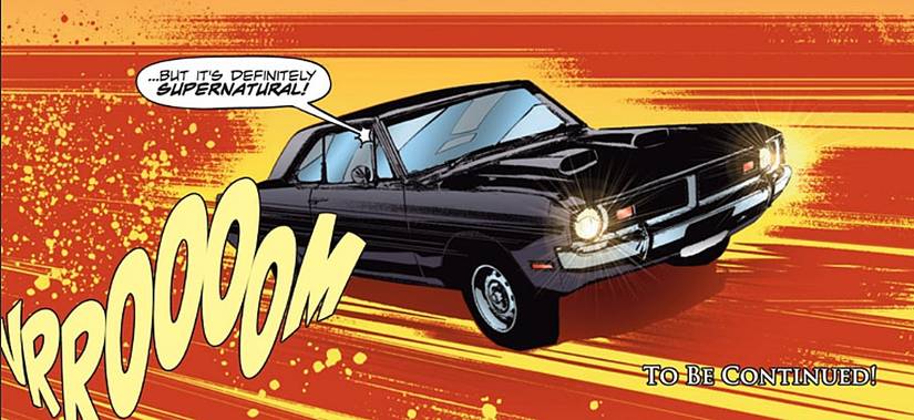 Supernatural #3, the Winchesters' car starts to drive itself