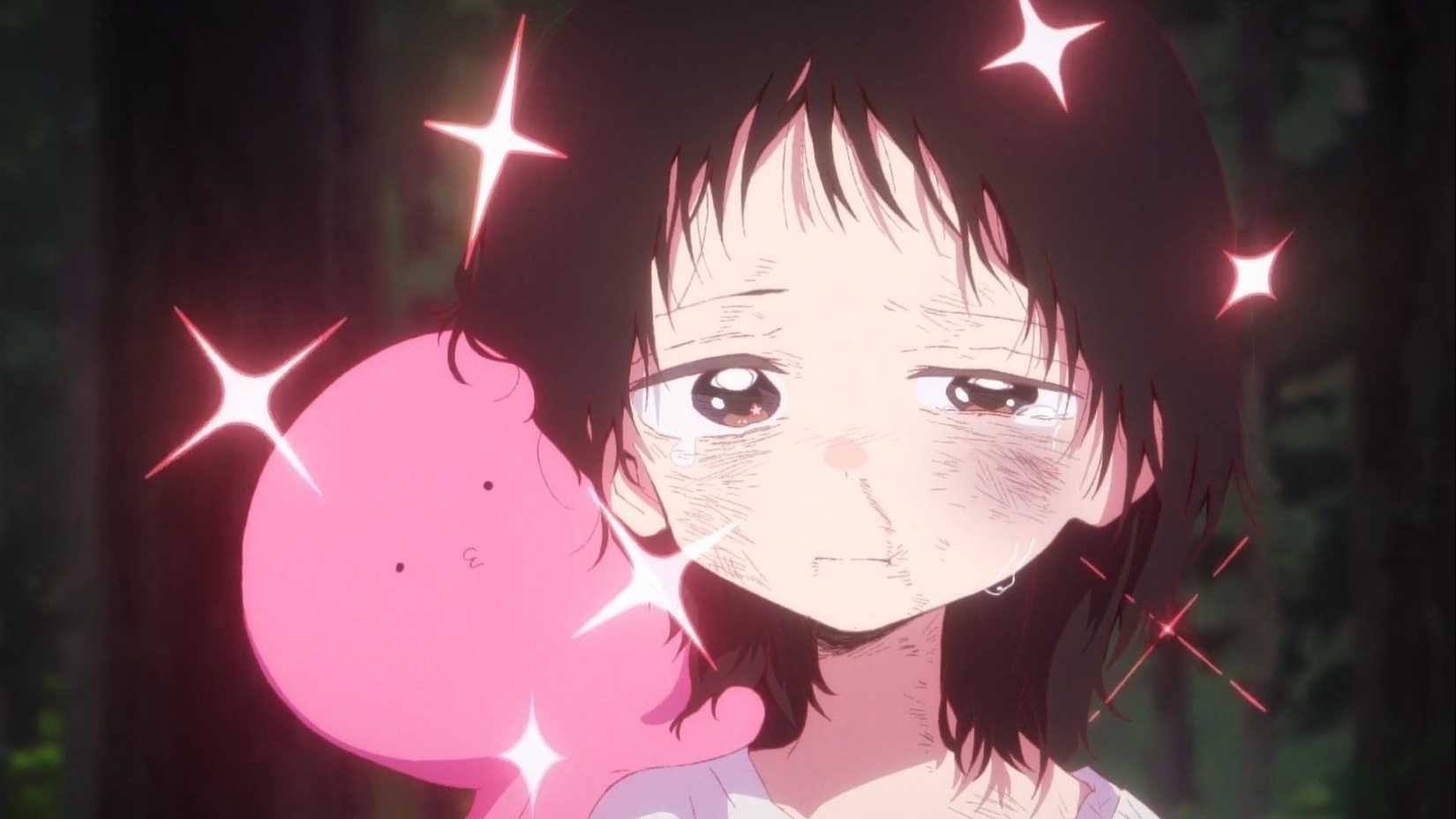 Takopi and Shizuka Kuze as seen in Takopi's Original Sin