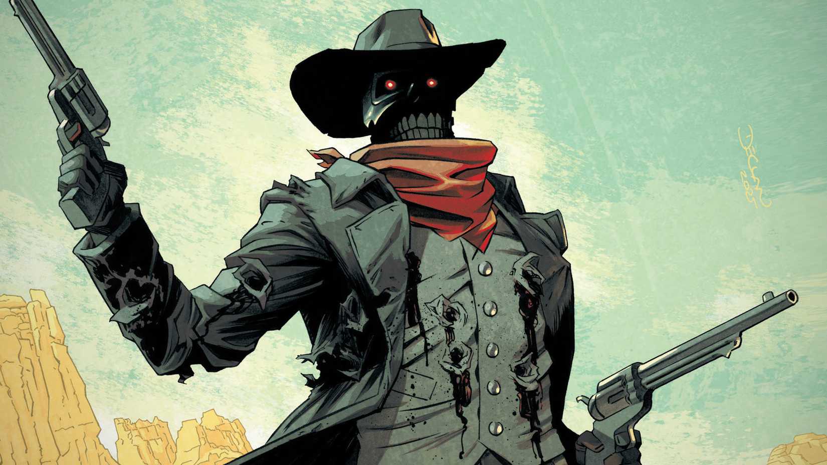 Metal Terminator Cowboy #3 Comic Cover Art