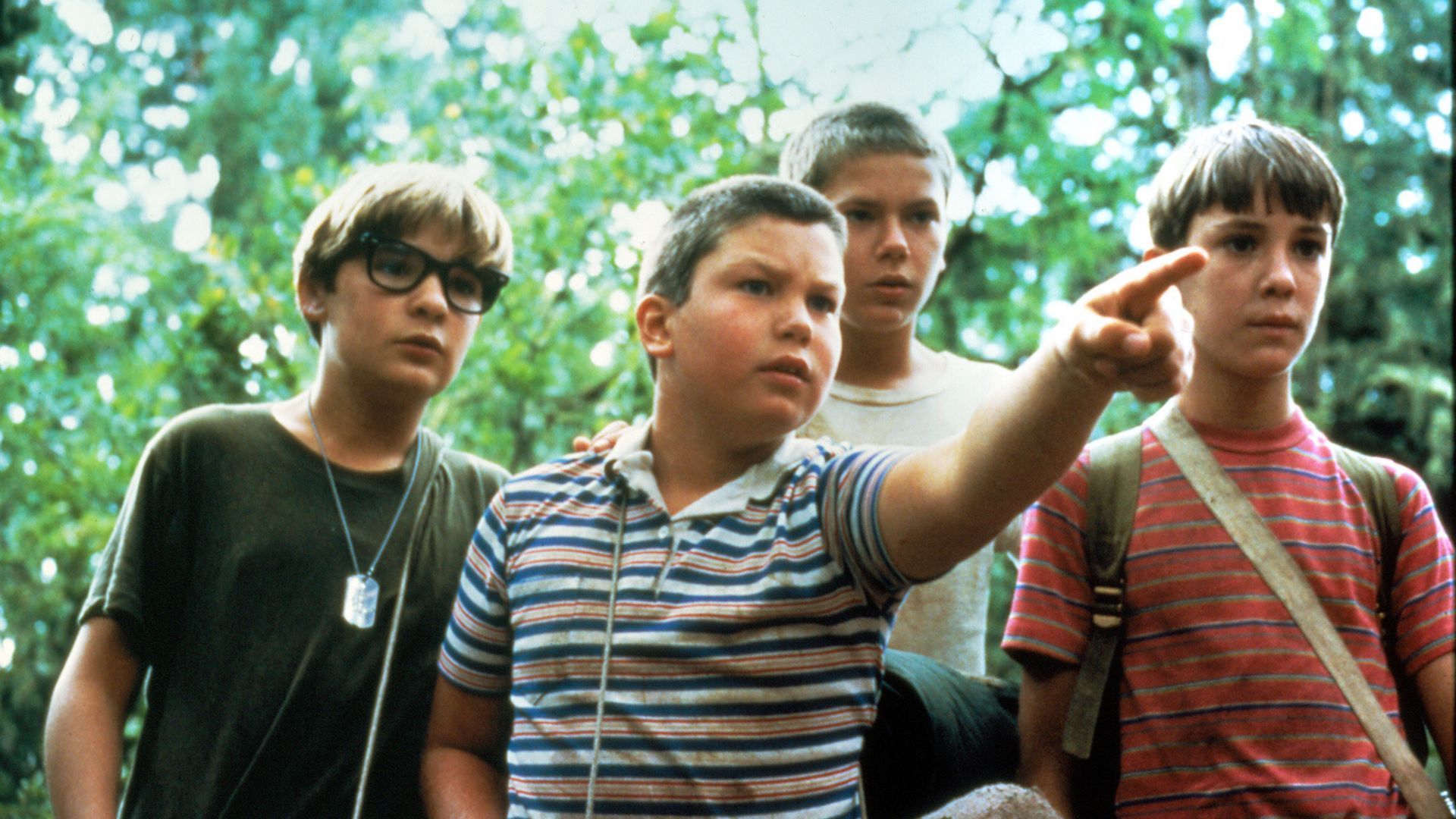 The 4 kids in Stand by Me