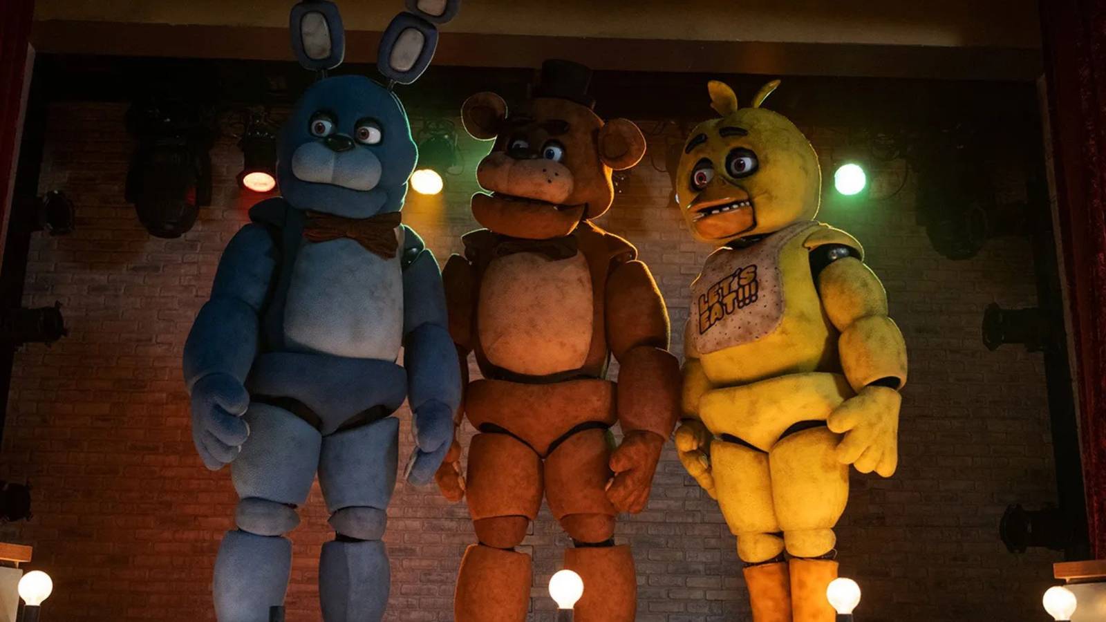 The animatronics in Five Nights at Freddy's