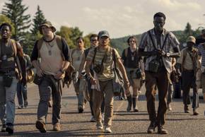The cast of The Long Walk