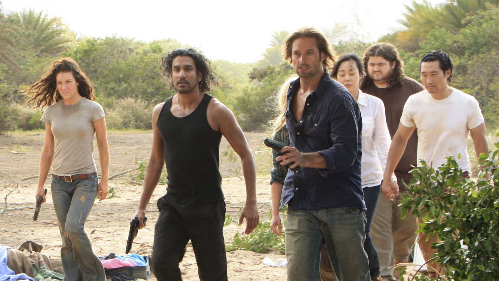 Elenco de Lost na praia