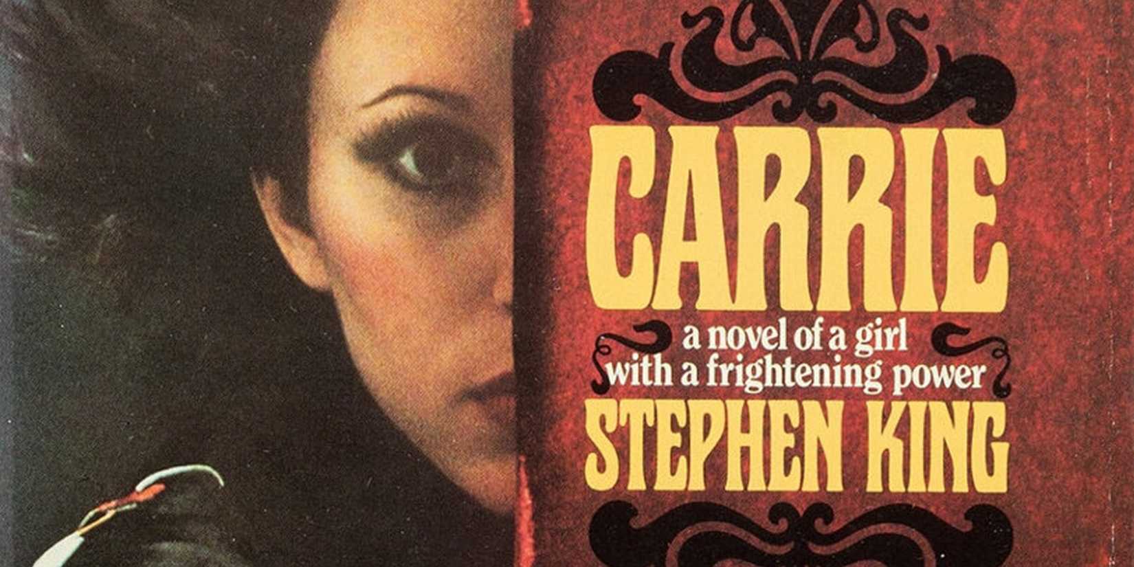 A capa de Carrie, de Stephen King.