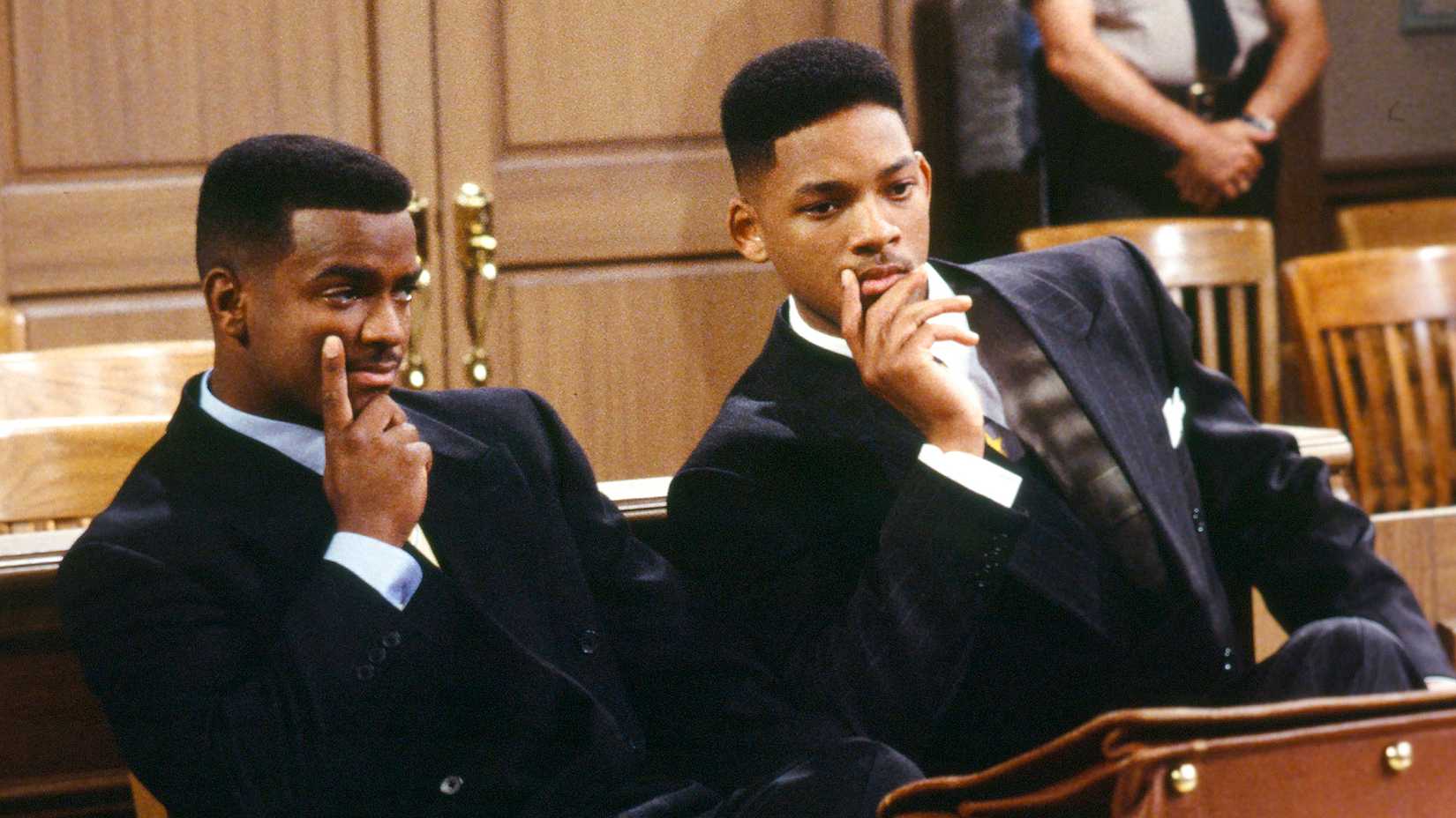 10 Best American Sitcoms Of All Time 2 The Fresh Prince of Bel-Air's Will Smith as Will Smith and Alfonso Ribeiro as Carlton Banks