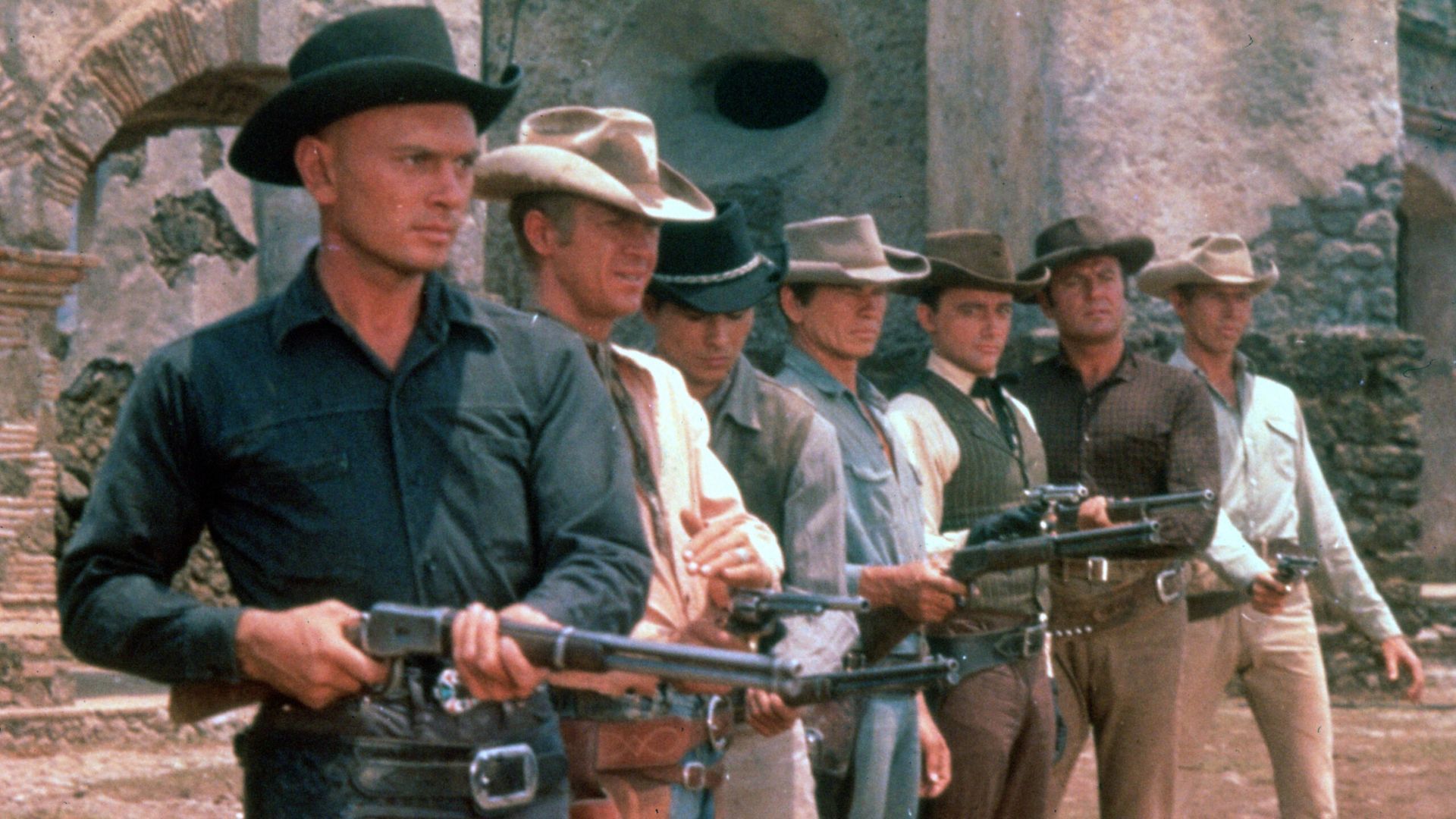The gunfighters in The Magnificent Seven