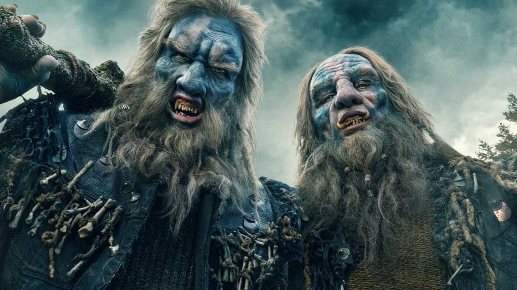 The Laistrygonian Giants in their character poster for Percy Jackson and the Olympians season 2