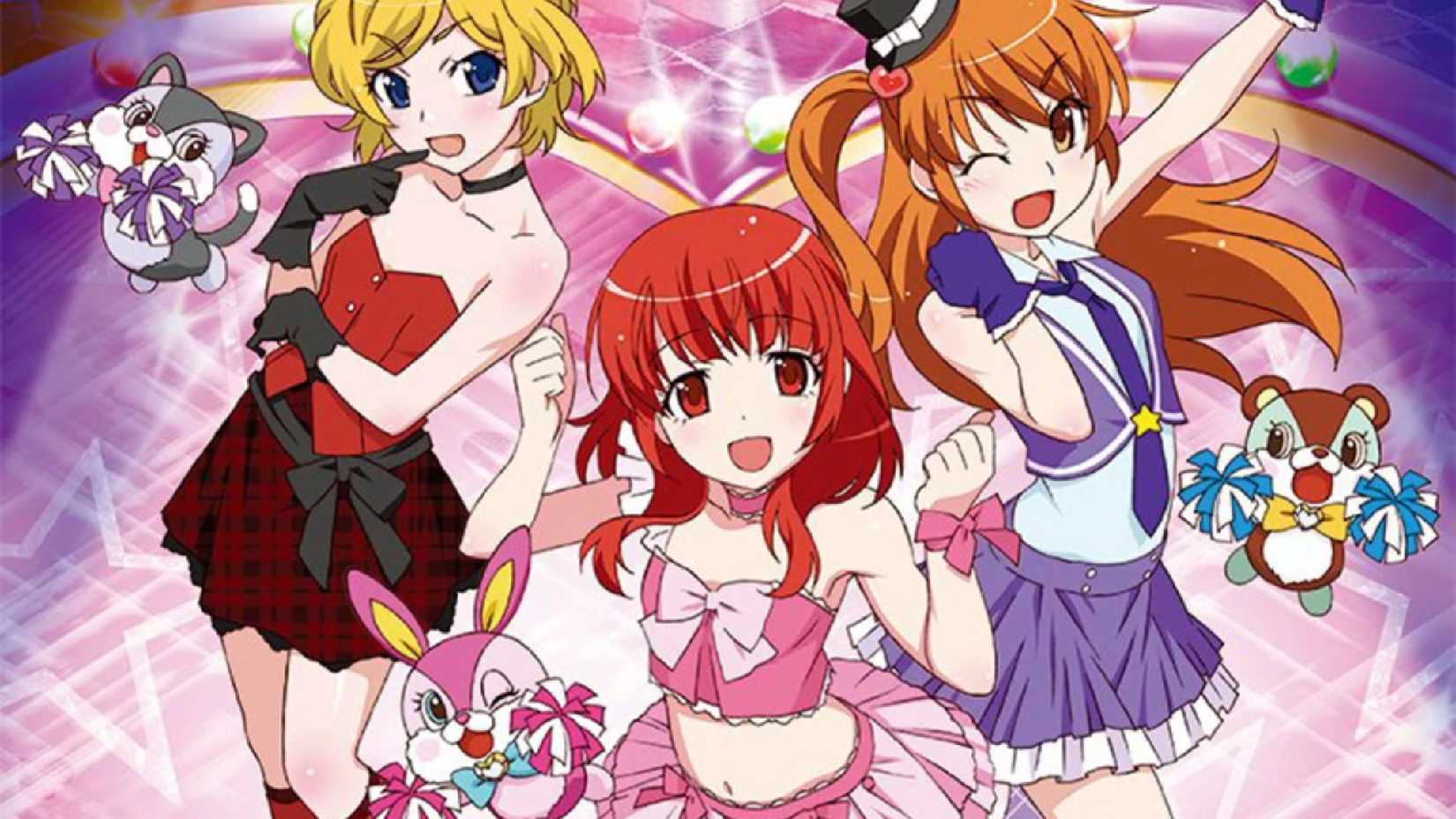 il trio principale in pretty rhythm aurora dream
