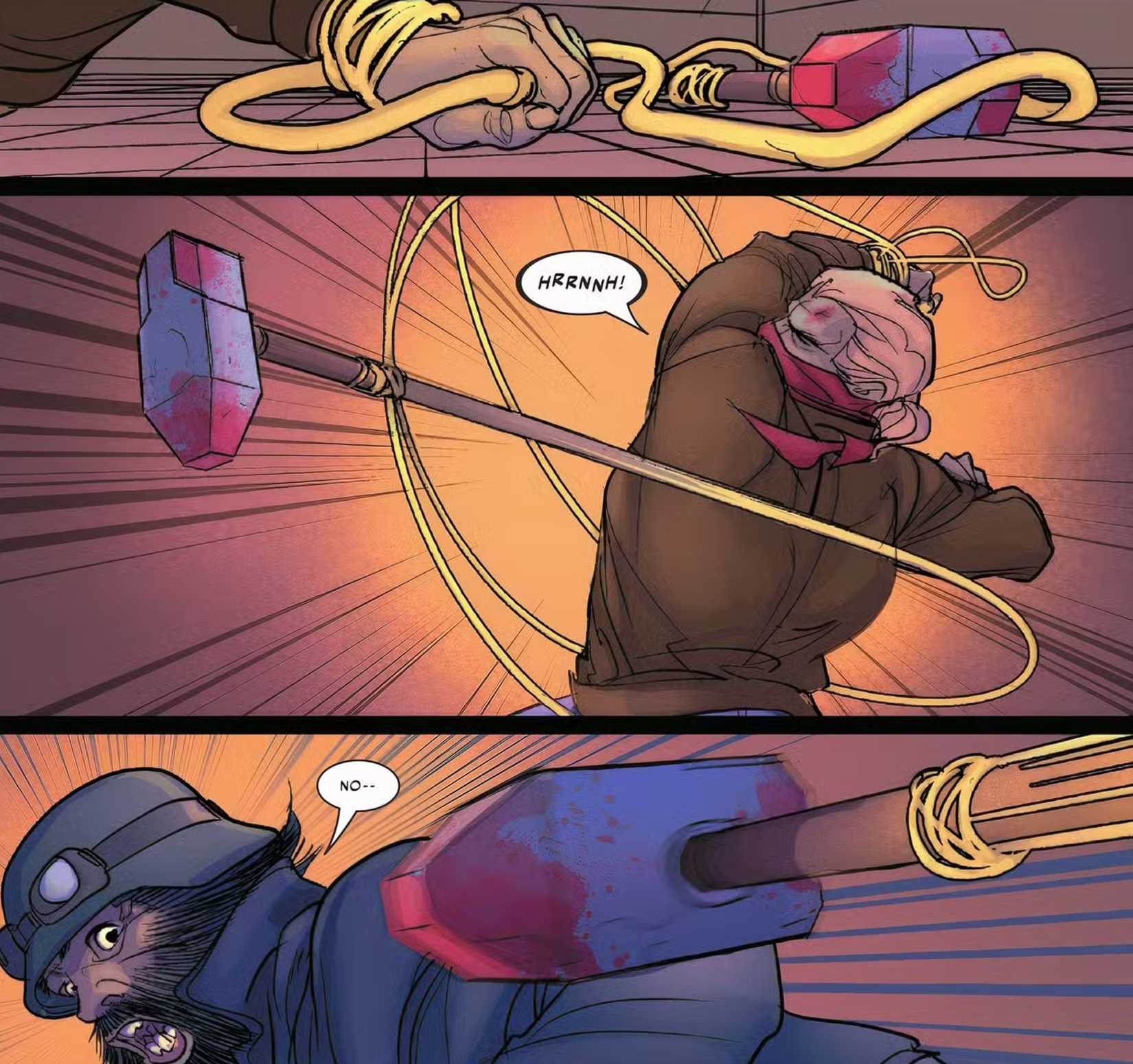 THOR USES A NEW HAMMER LIKE SIGURD JARLSON