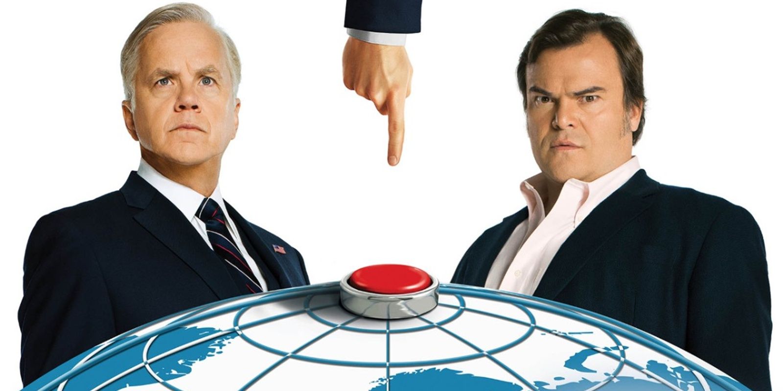 Tim Robbins e Jack Black nel poster di The Brink