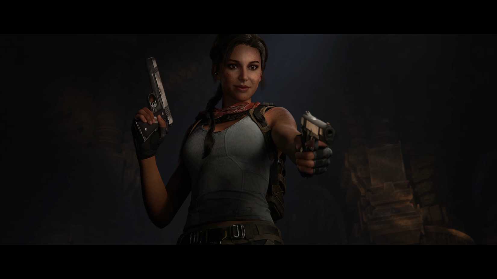 Lara Croft in Tomb Raider Catalyst.