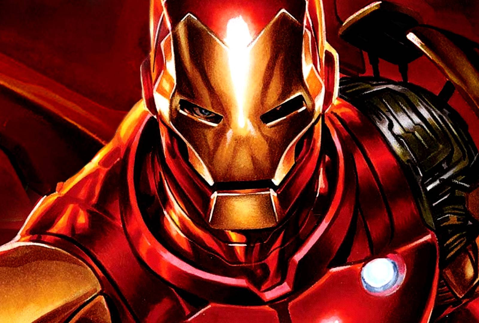 iron man helmet art comic #17  Packrat Comics What's up with this helmet